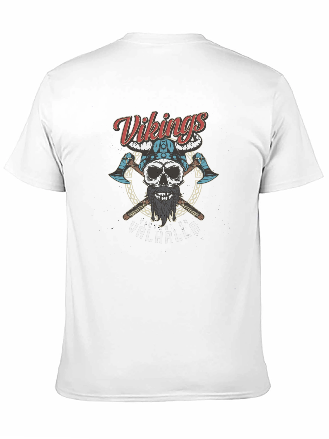 Vikings Victory or Valhalla Graphic T-Shirt