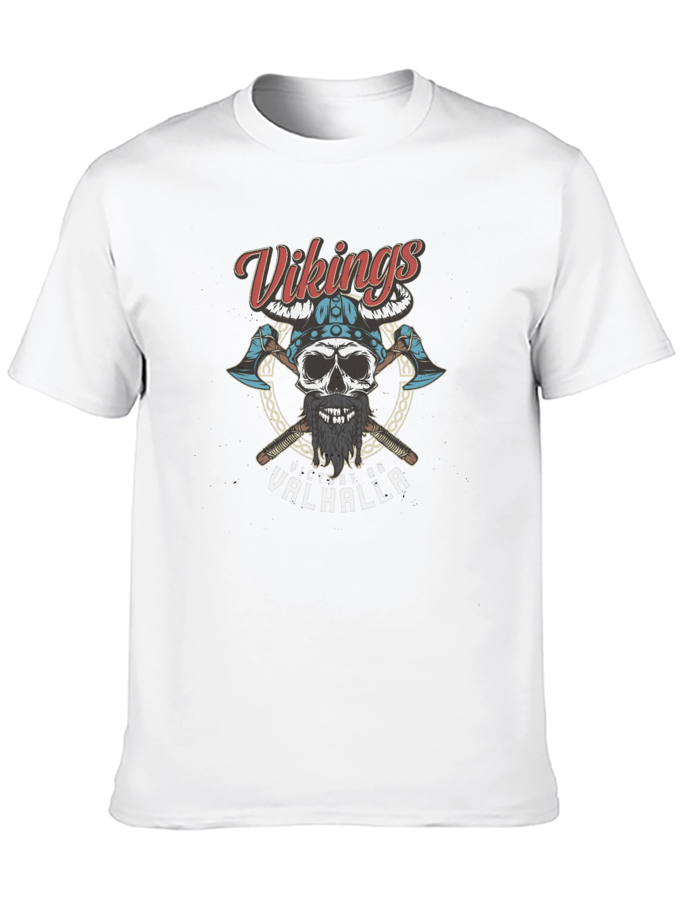 Vikings Victory or Valhalla Graphic T-Shirt