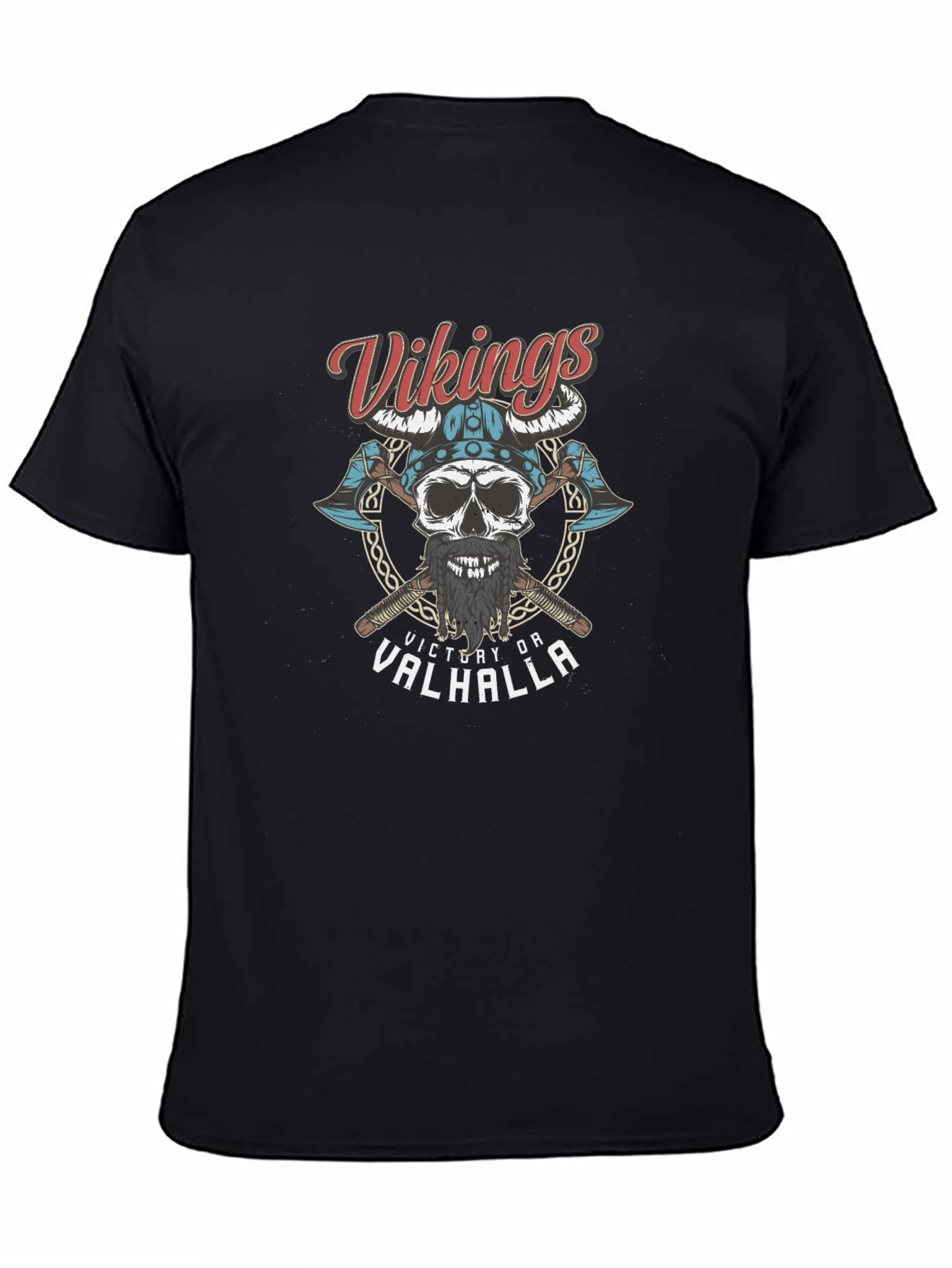 Vikings Victory or Valhalla Graphic T-Shirt
