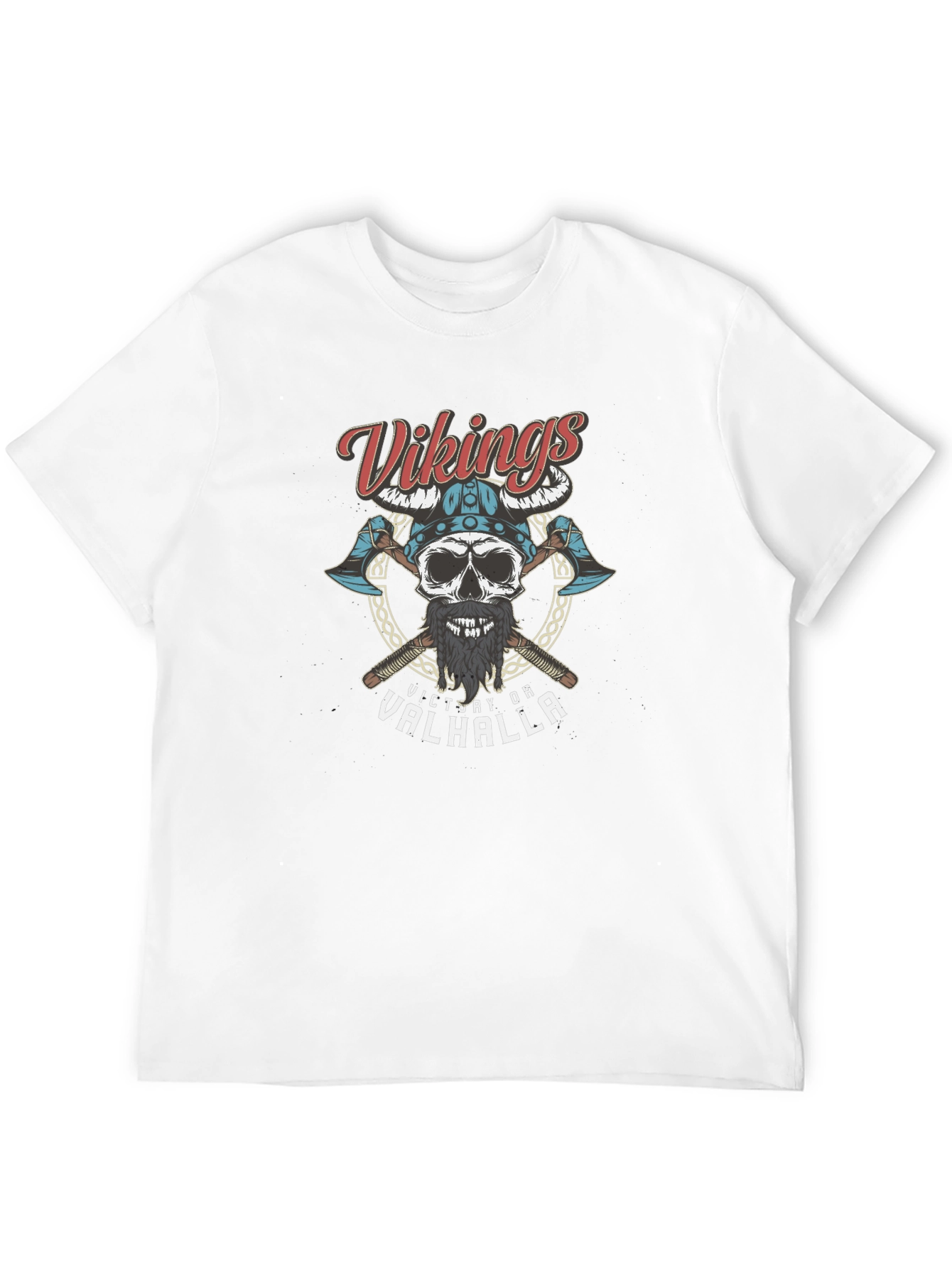 Vikings Victory or Valhalla Graphic T-Shirt