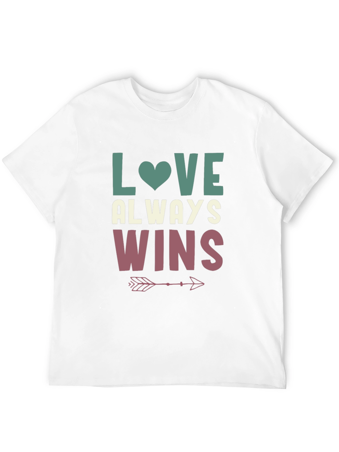 Love Always Wins Graphic Tee - Black