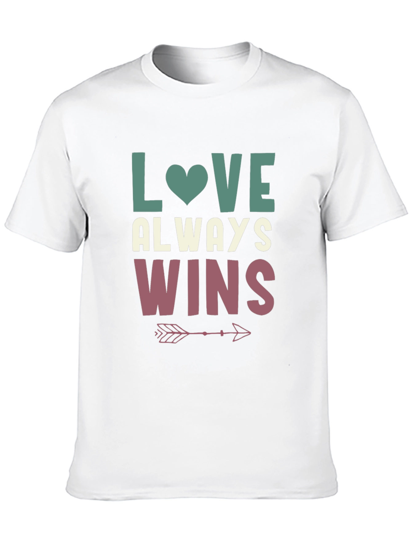 Love Always Wins Graphic Tee - Black