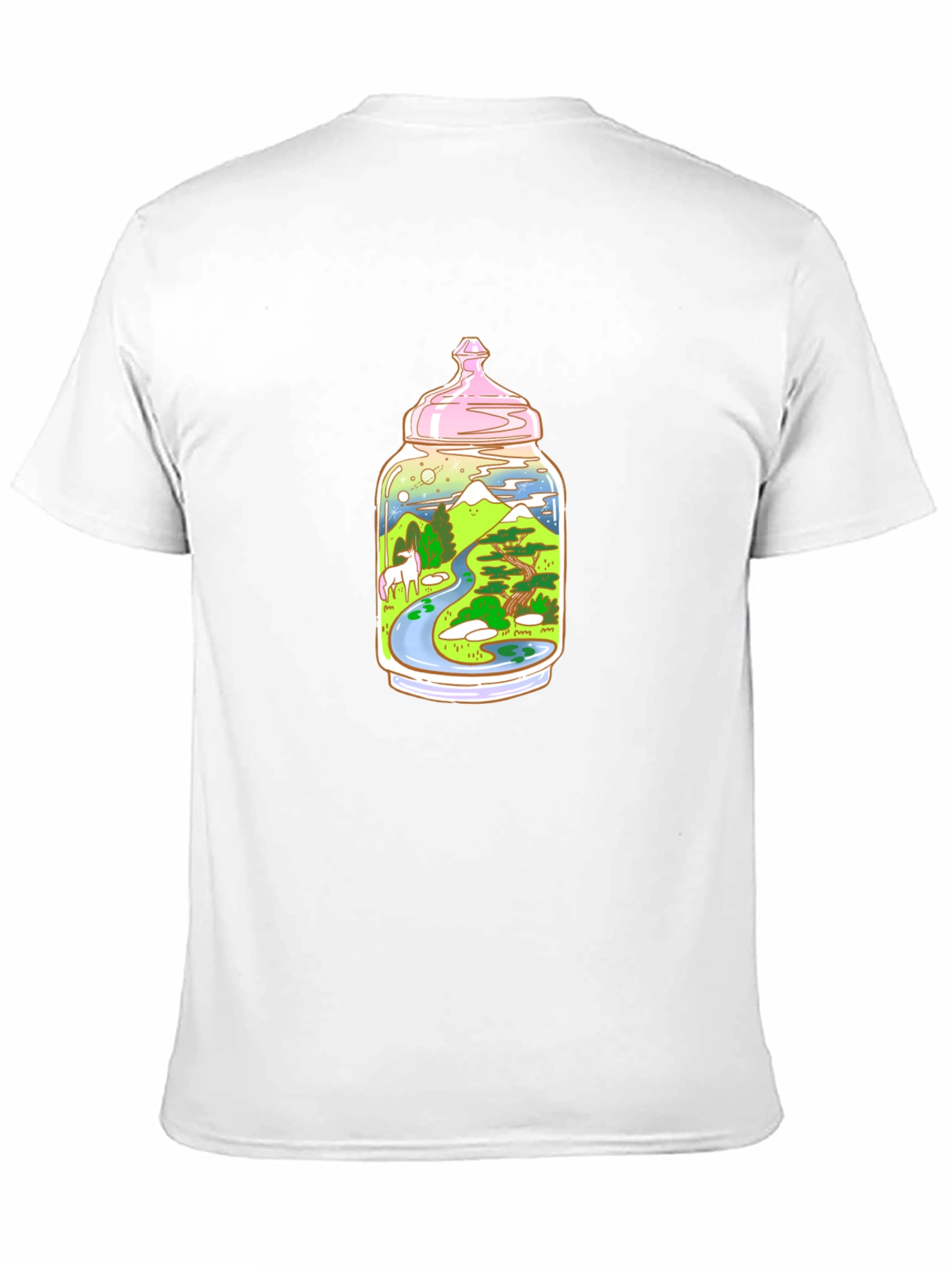 Unicorn Landscape in Jar T-Shirt