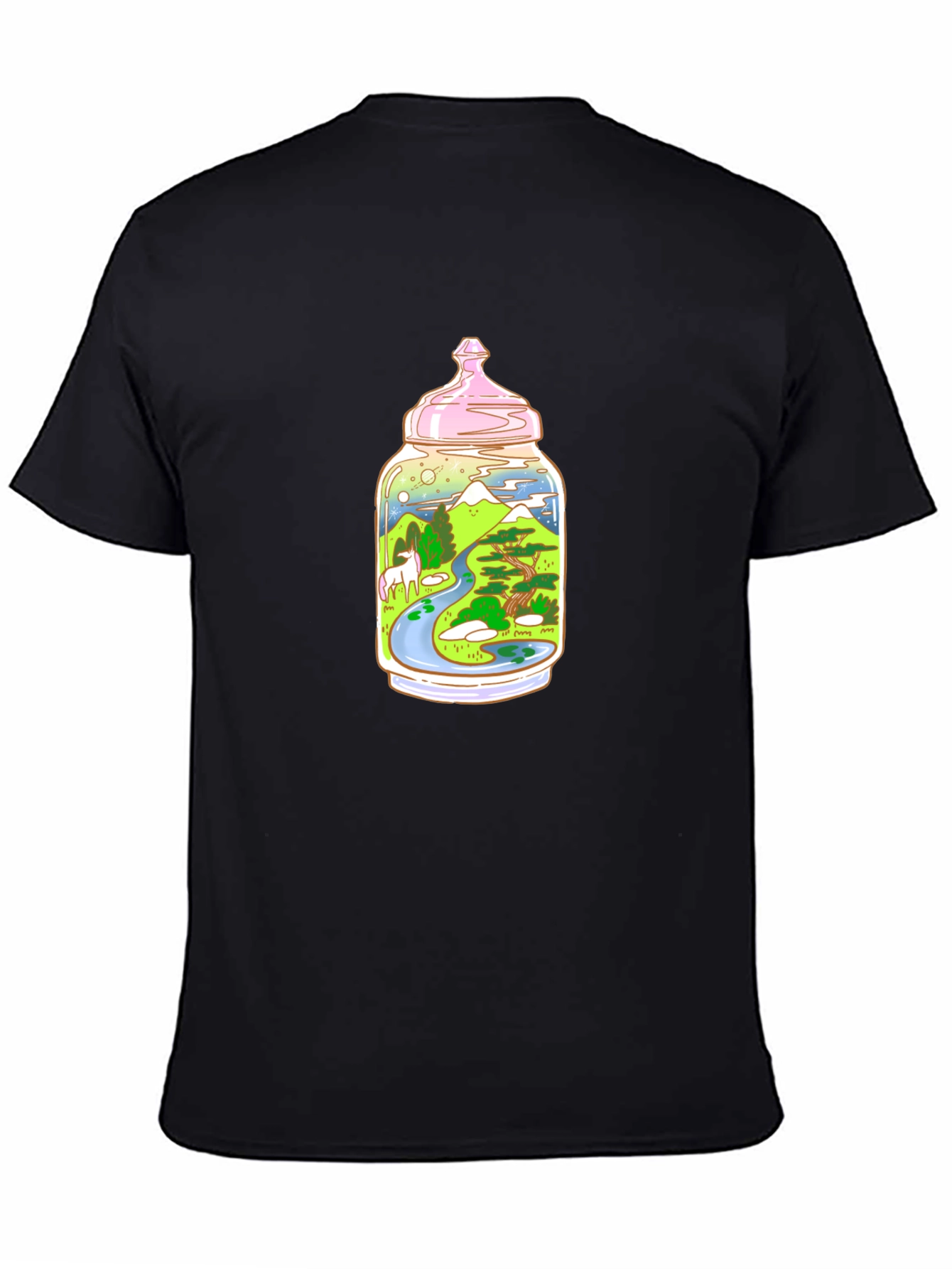 Unicorn Landscape in Jar T-Shirt