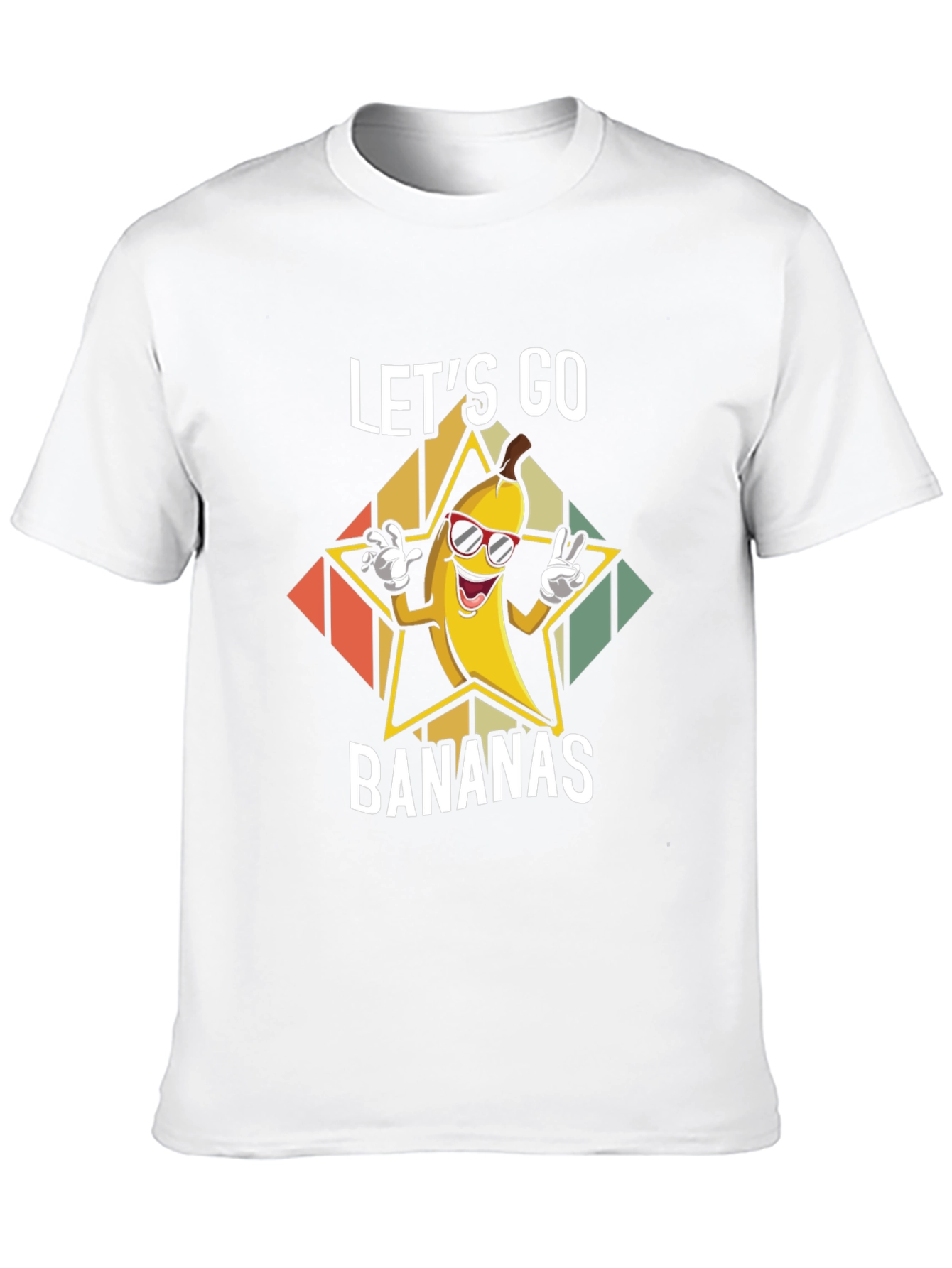 Lets Go Bananas T-Shirt - Fun Fruit Tee