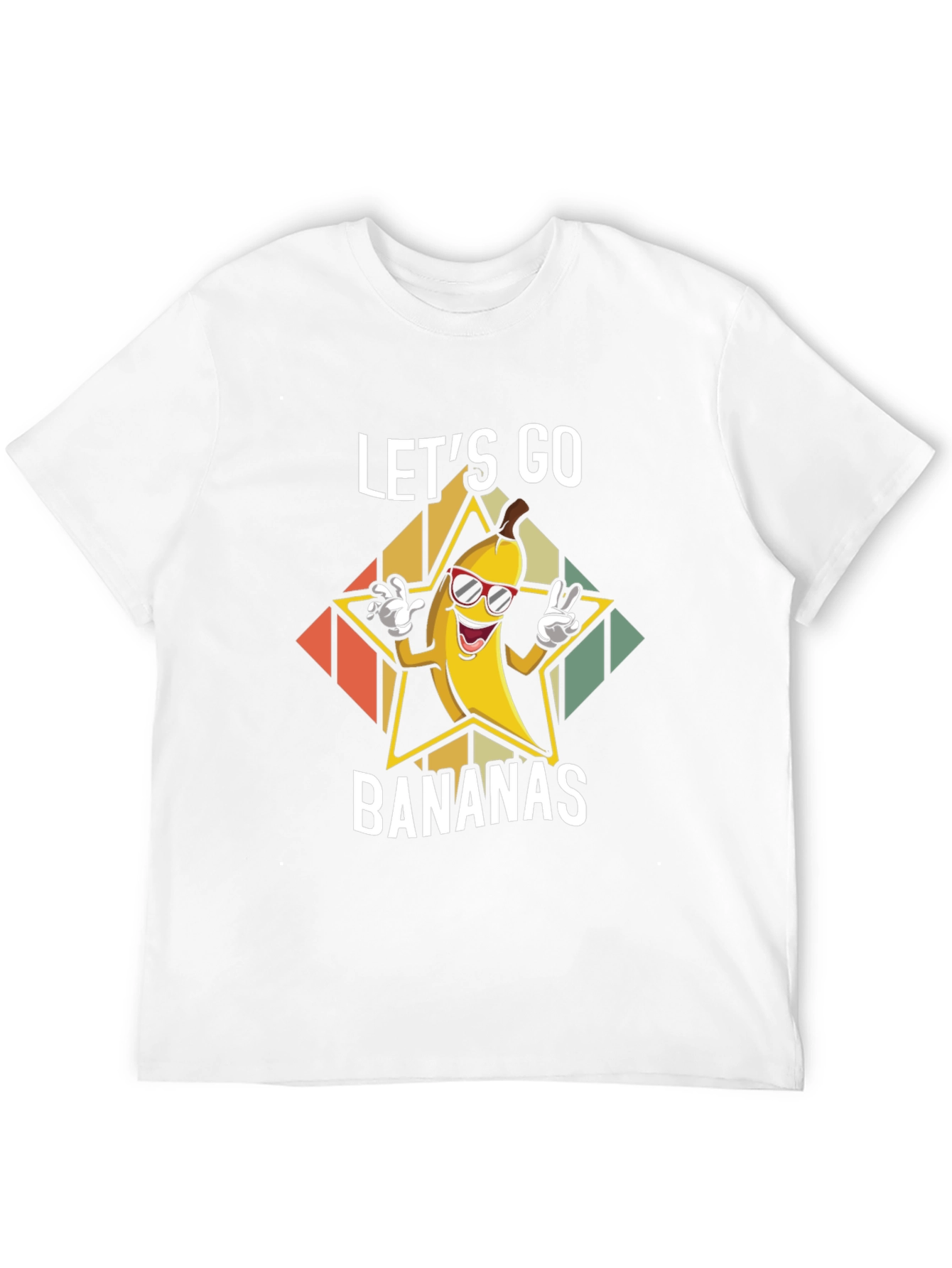 Lets Go Bananas T-Shirt - Fun Fruit Tee