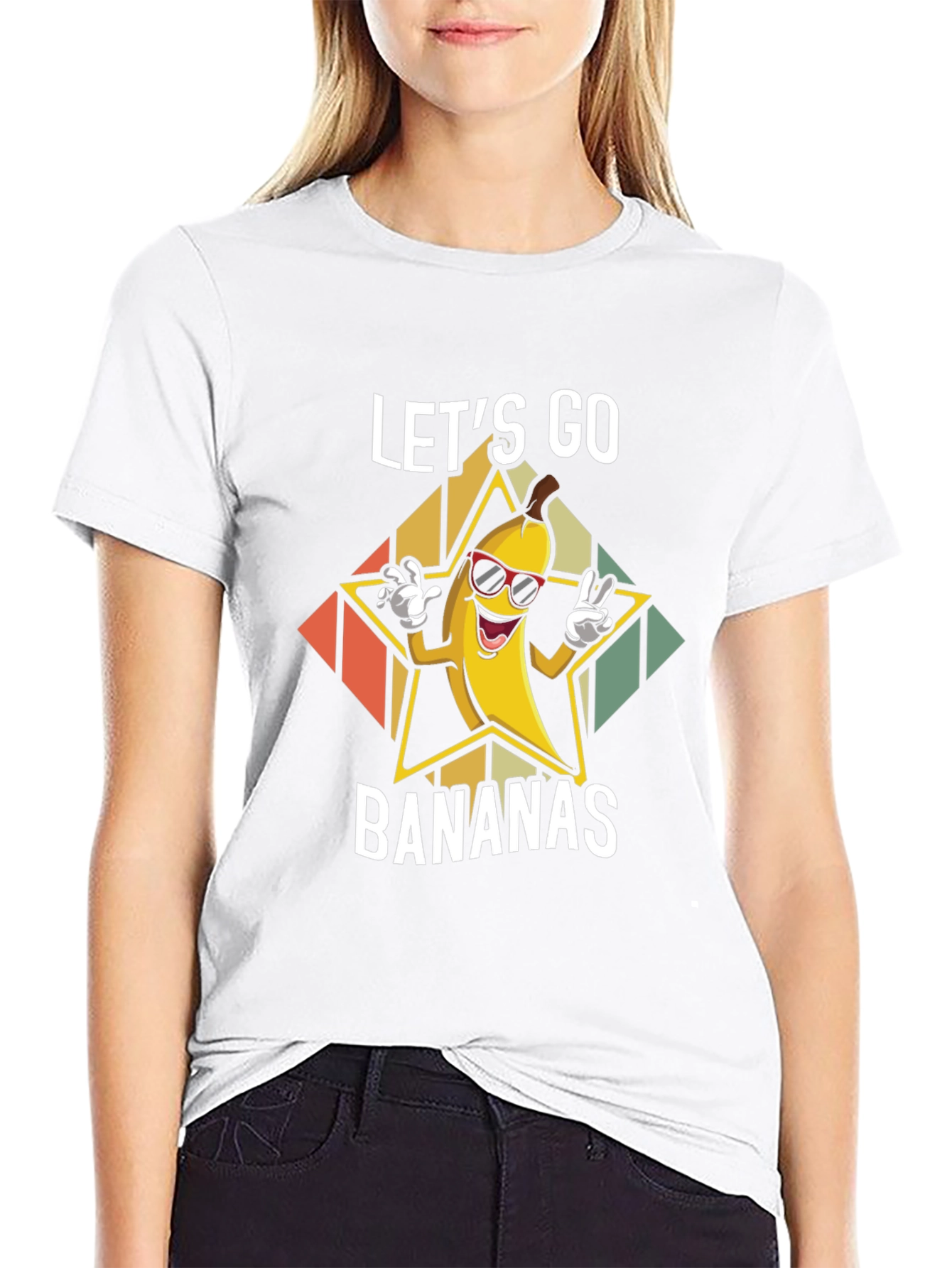 Lets Go Bananas T-Shirt - Fun Fruit Tee