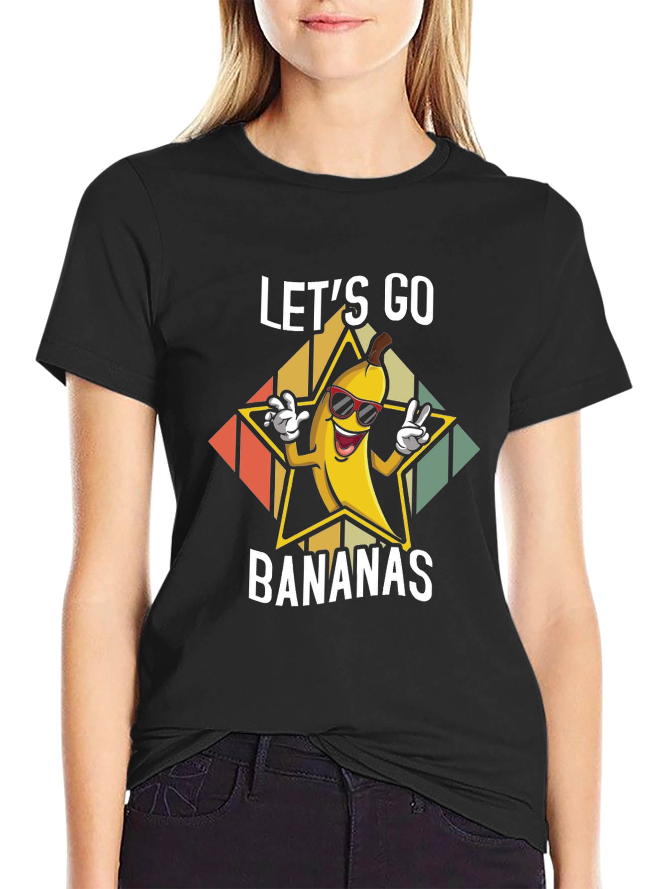 Lets Go Bananas T-Shirt - Fun Fruit Tee