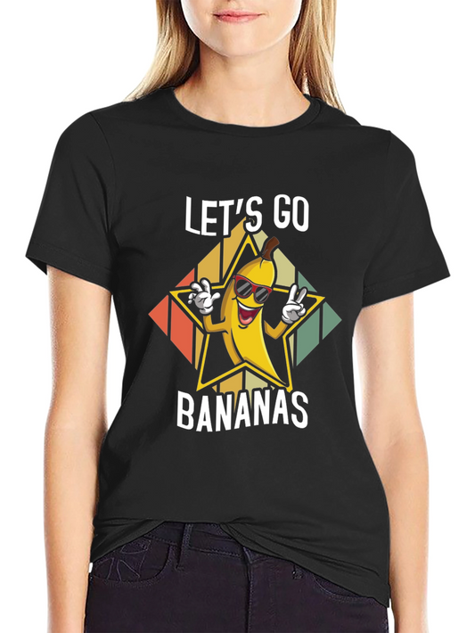 Lets Go Bananas T-Shirt - Fun Fruit Tee
