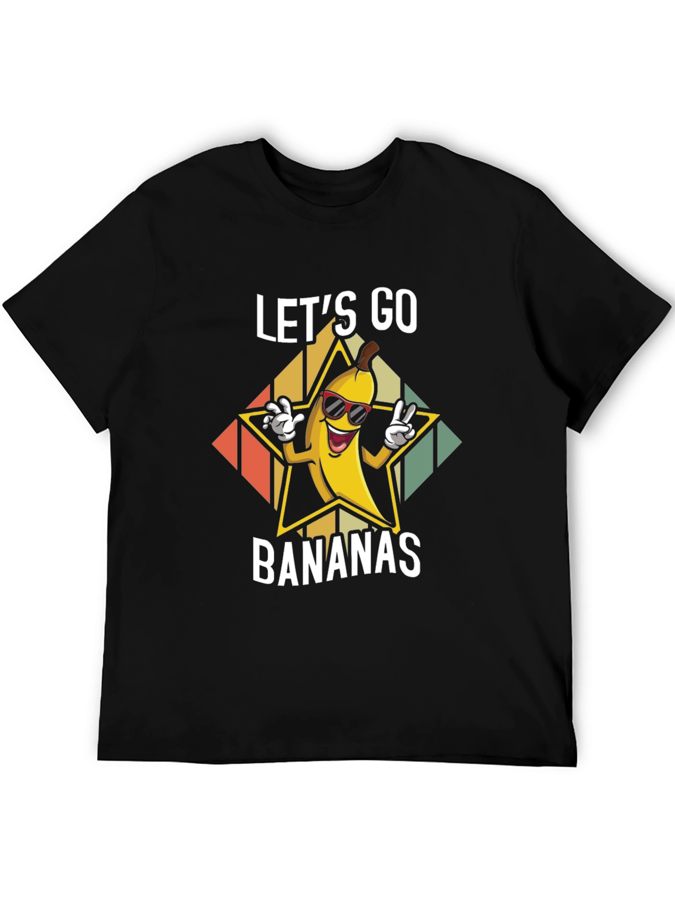 Lets Go Bananas T-Shirt - Fun Fruit Tee