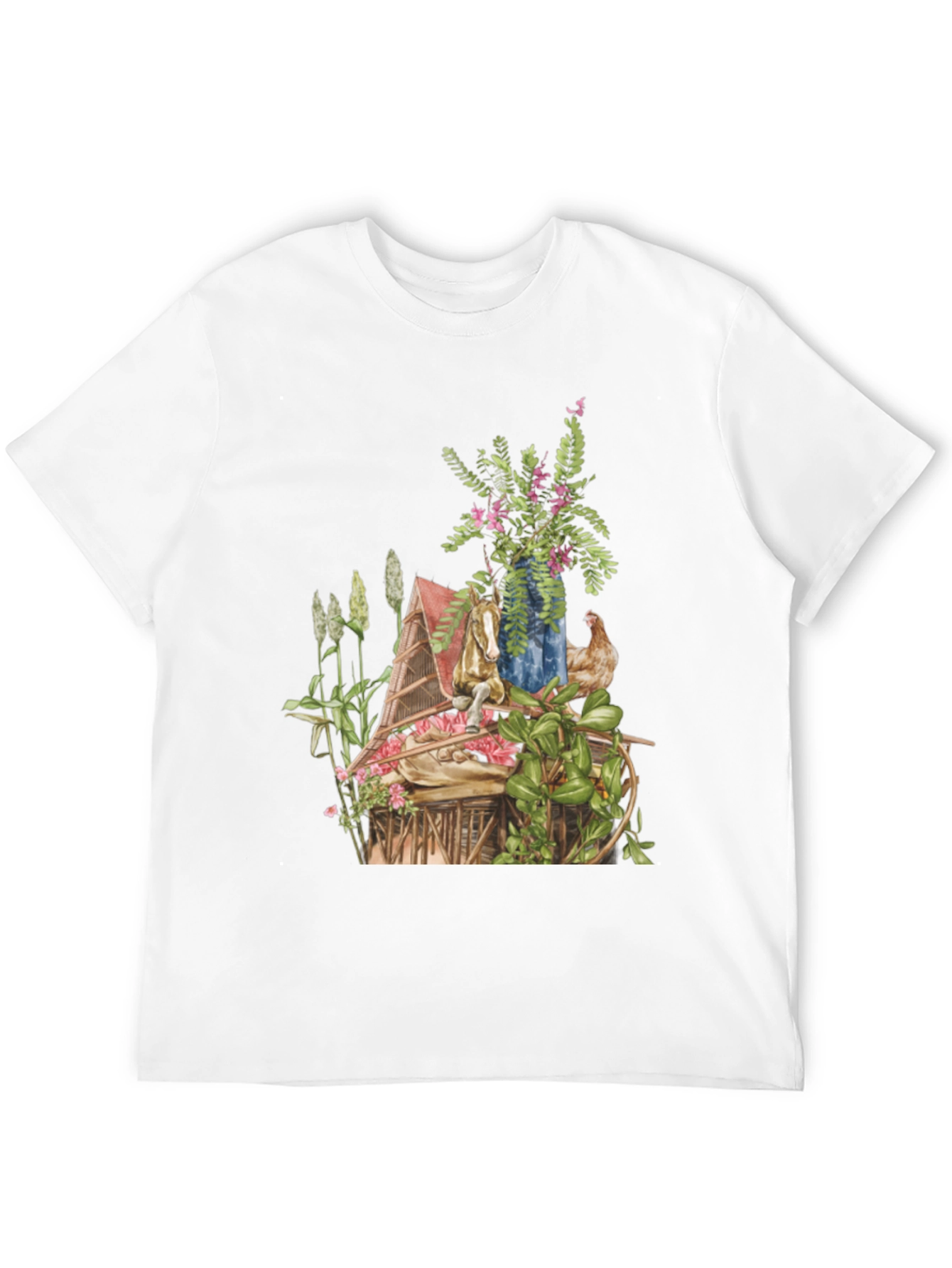 Rustic Farmhouse T-Shirt: Country Life Design