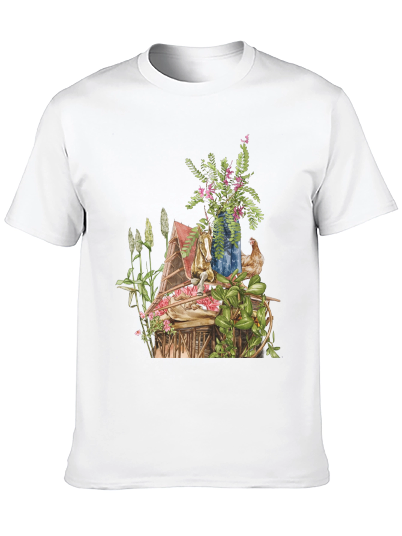 Rustic Farmhouse T-Shirt: Country Life Design