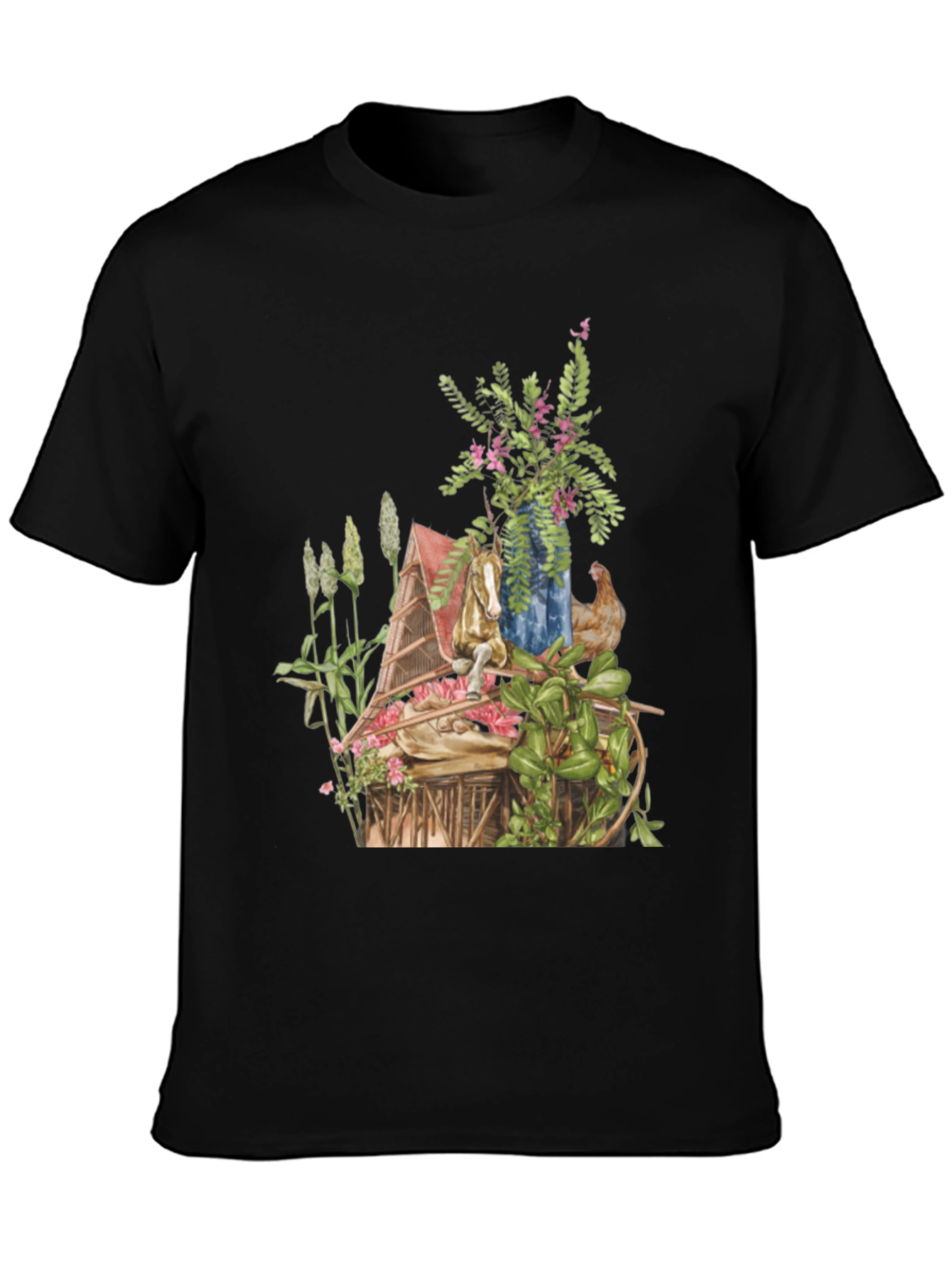 Rustic Farmhouse T-Shirt: Country Life Design