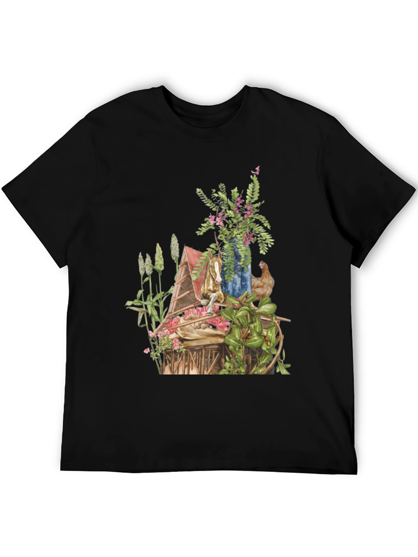 Rustic Farmhouse T-Shirt: Country Life Design