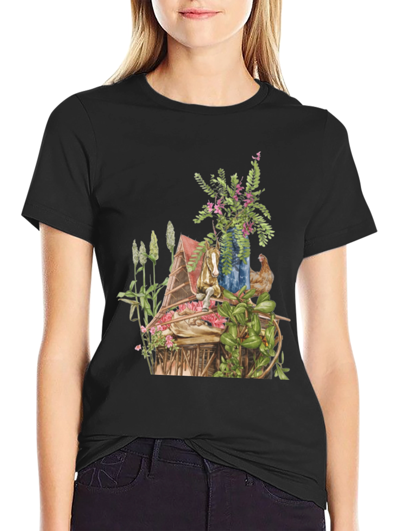 Rustic Farmhouse T-Shirt: Country Life Design
