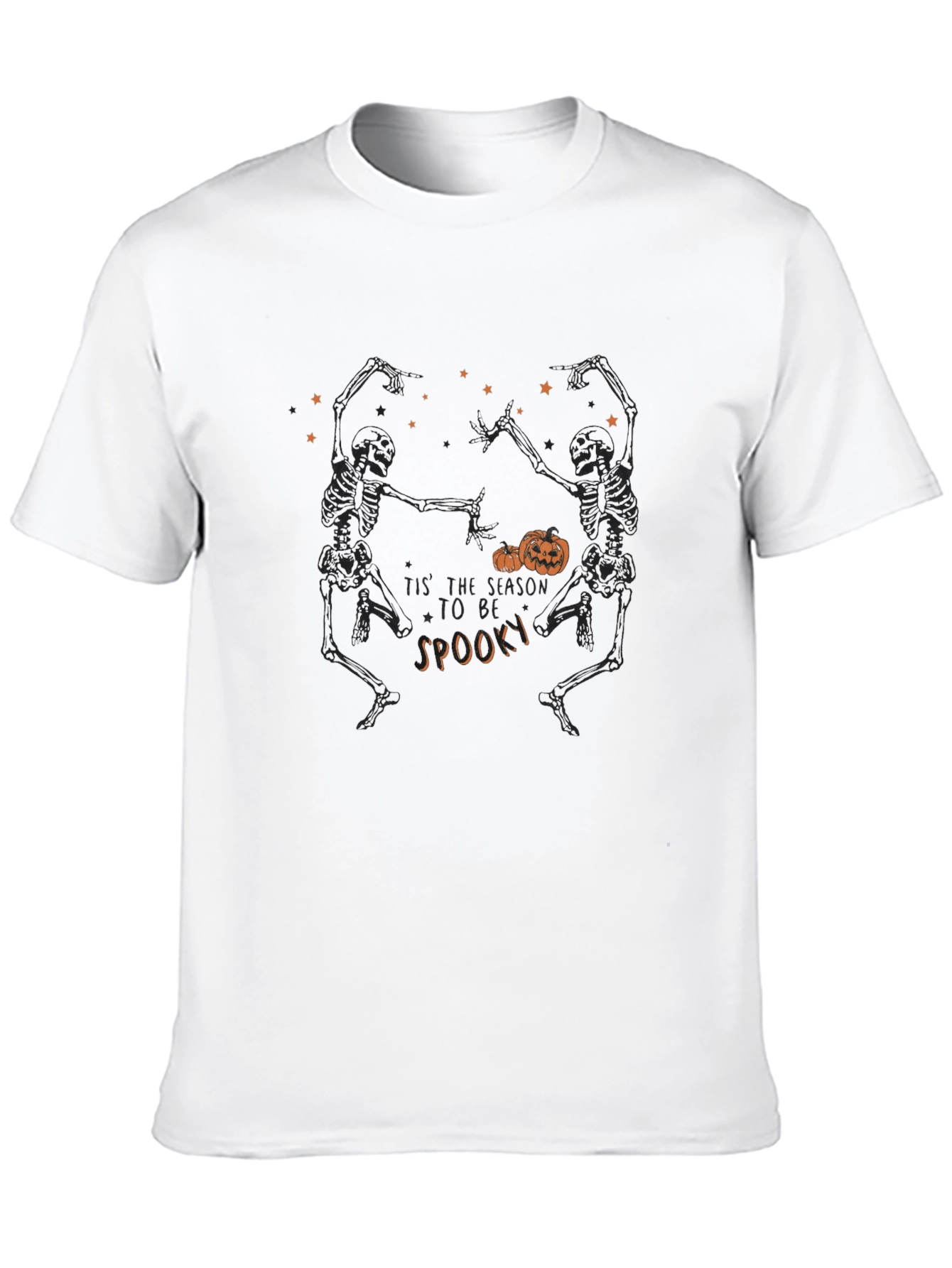 Spooky Season Skeleton Graphic Tee