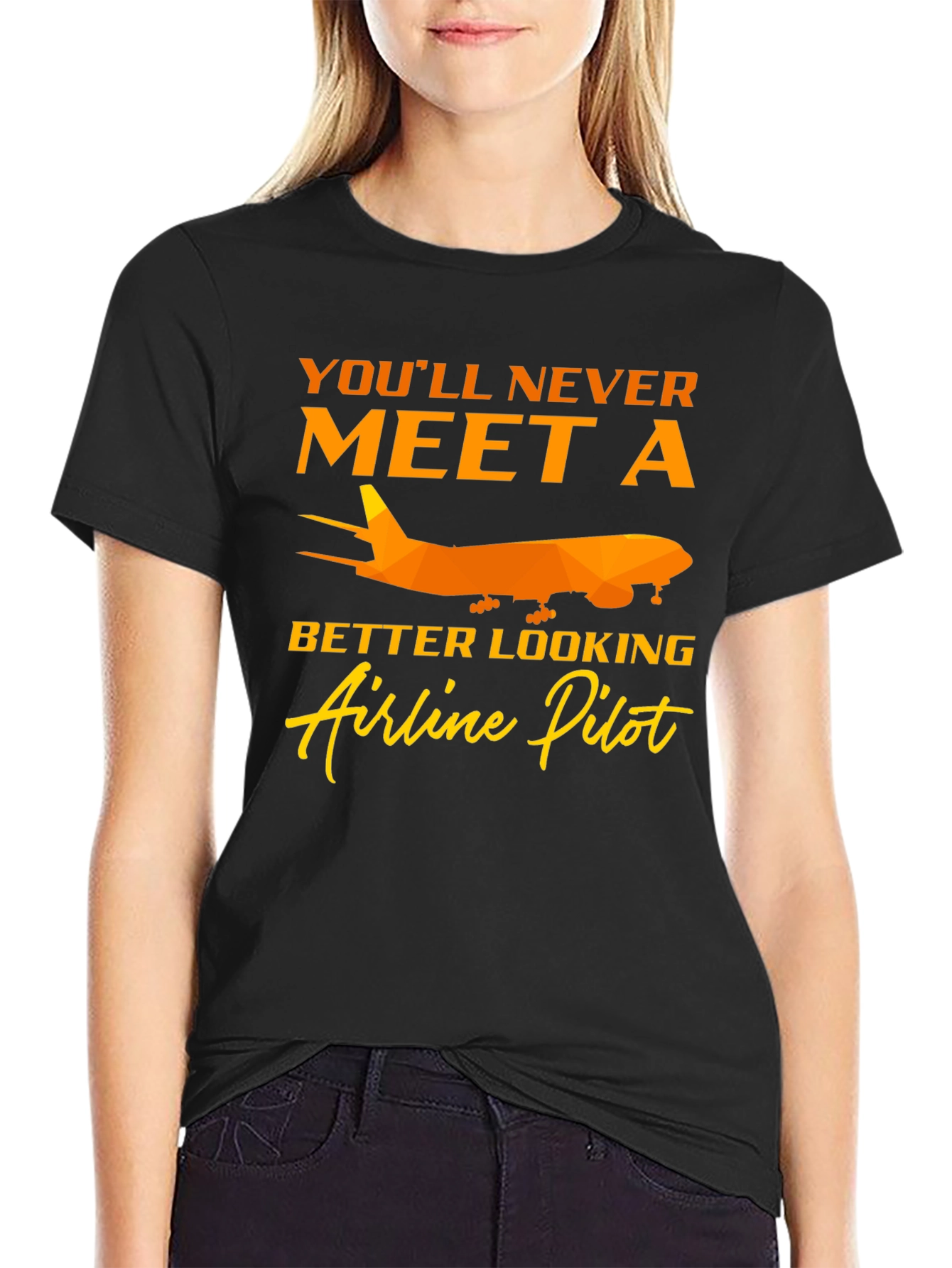 Airline Pilot Graphic Tee - Unique Gift
