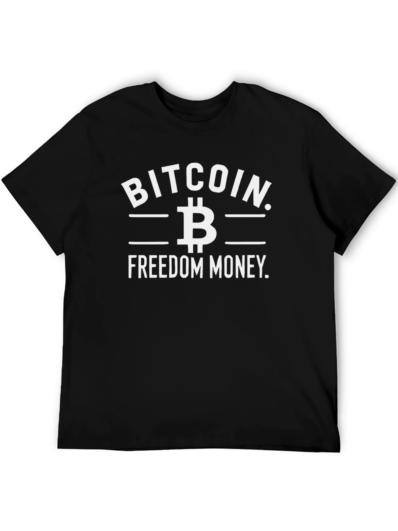 Bitcoin Freedom Money Graphic T-Shirt