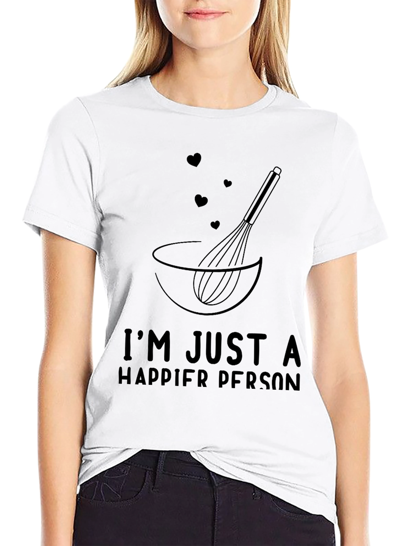 Happier Person Baking T-Shirt