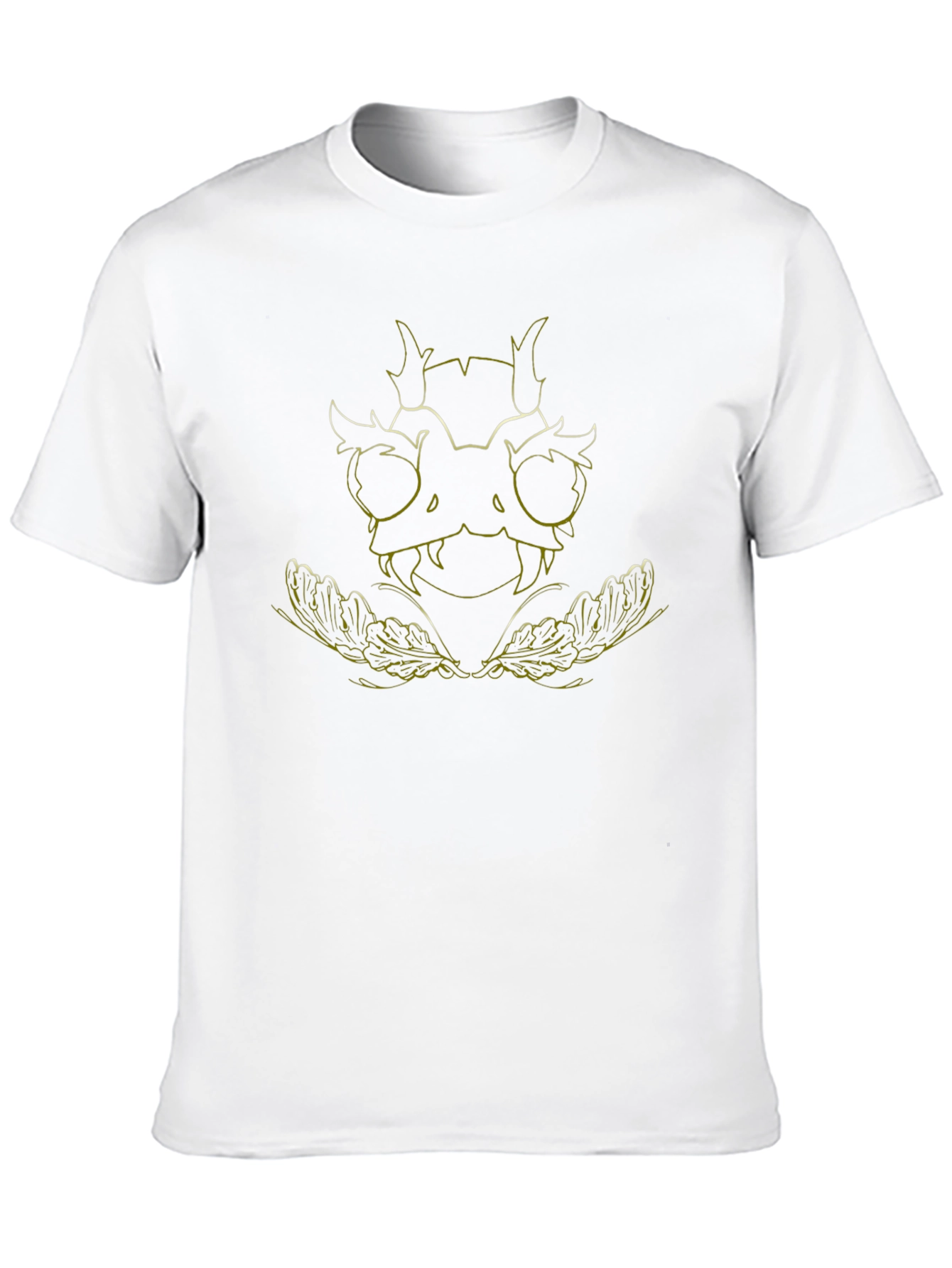 Unique Graphic Print Black T-Shirt