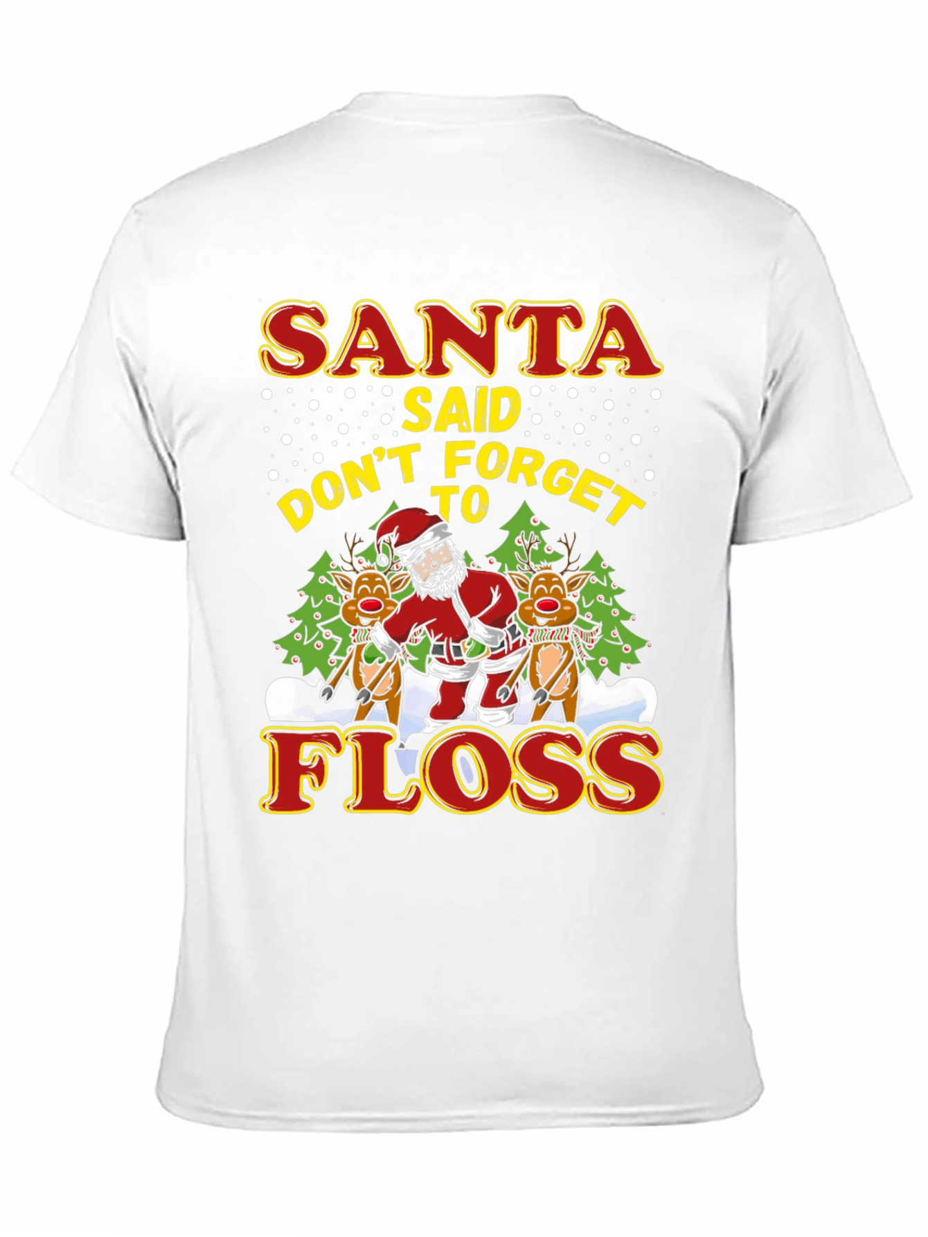 Santa Floss T-Shirt - Holiday Fun