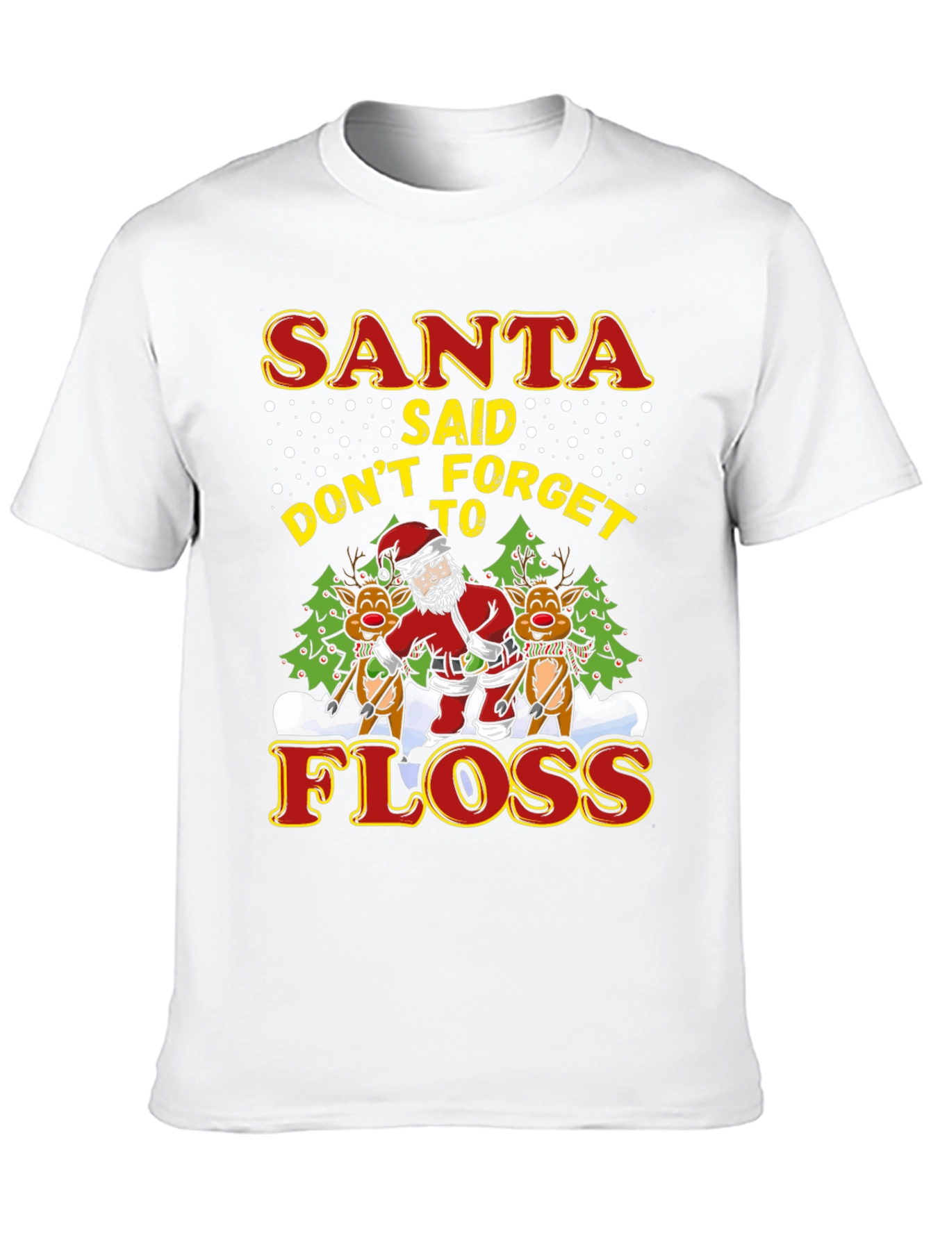 Santa Floss T-Shirt - Holiday Fun
