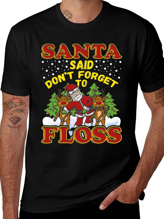 Santa Floss T-Shirt - Holiday Fun