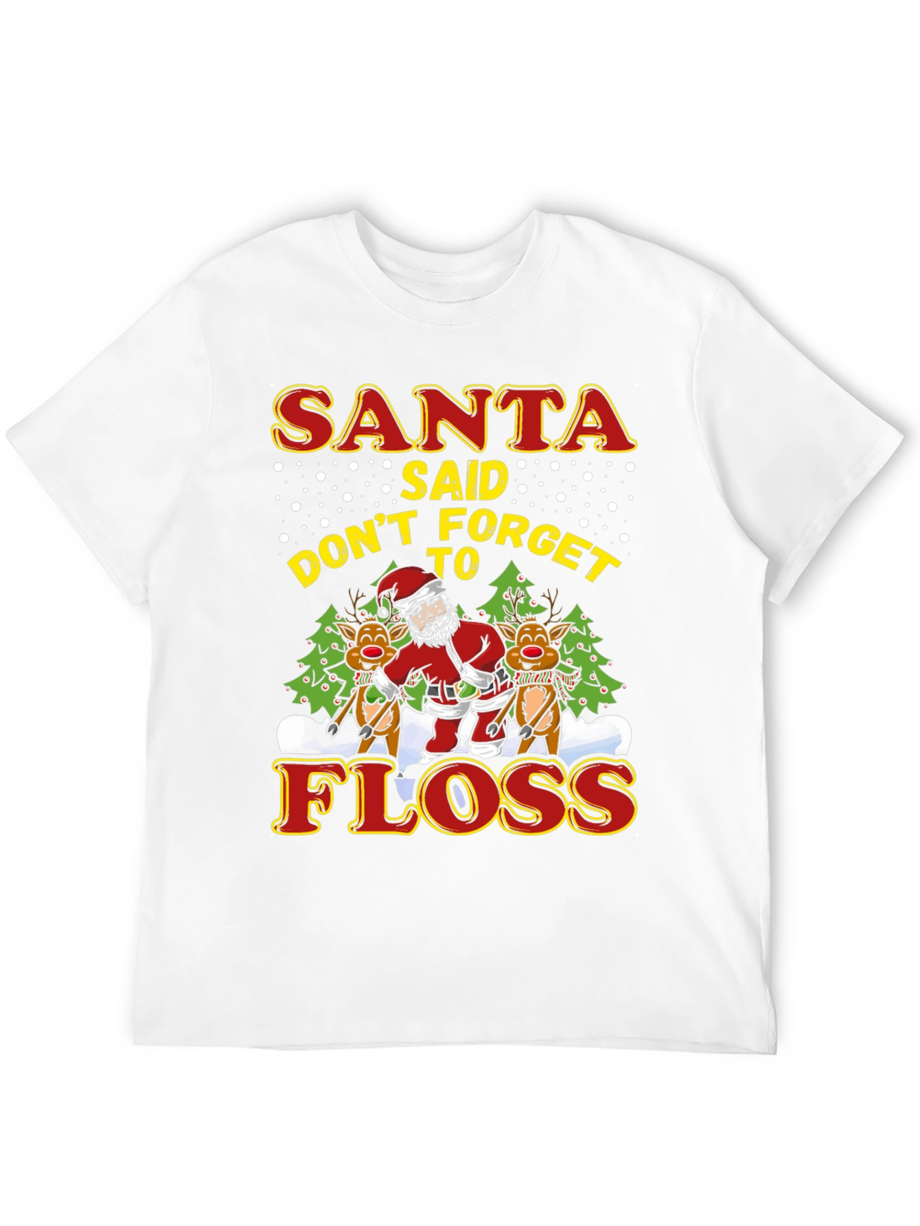 Santa Floss T-Shirt - Holiday Fun