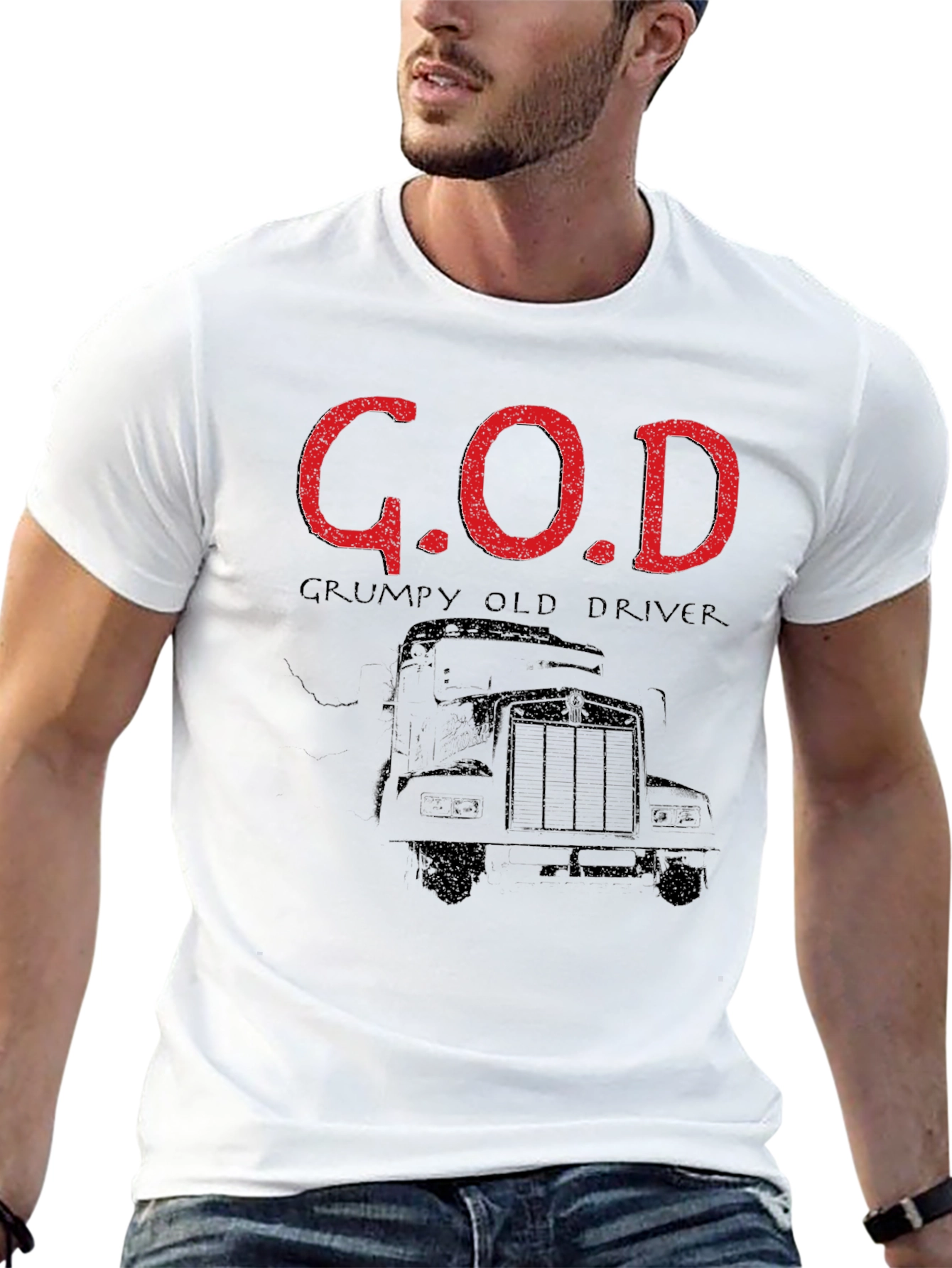 G.O.D. Grumpy Old Driver T-Shirt - Black