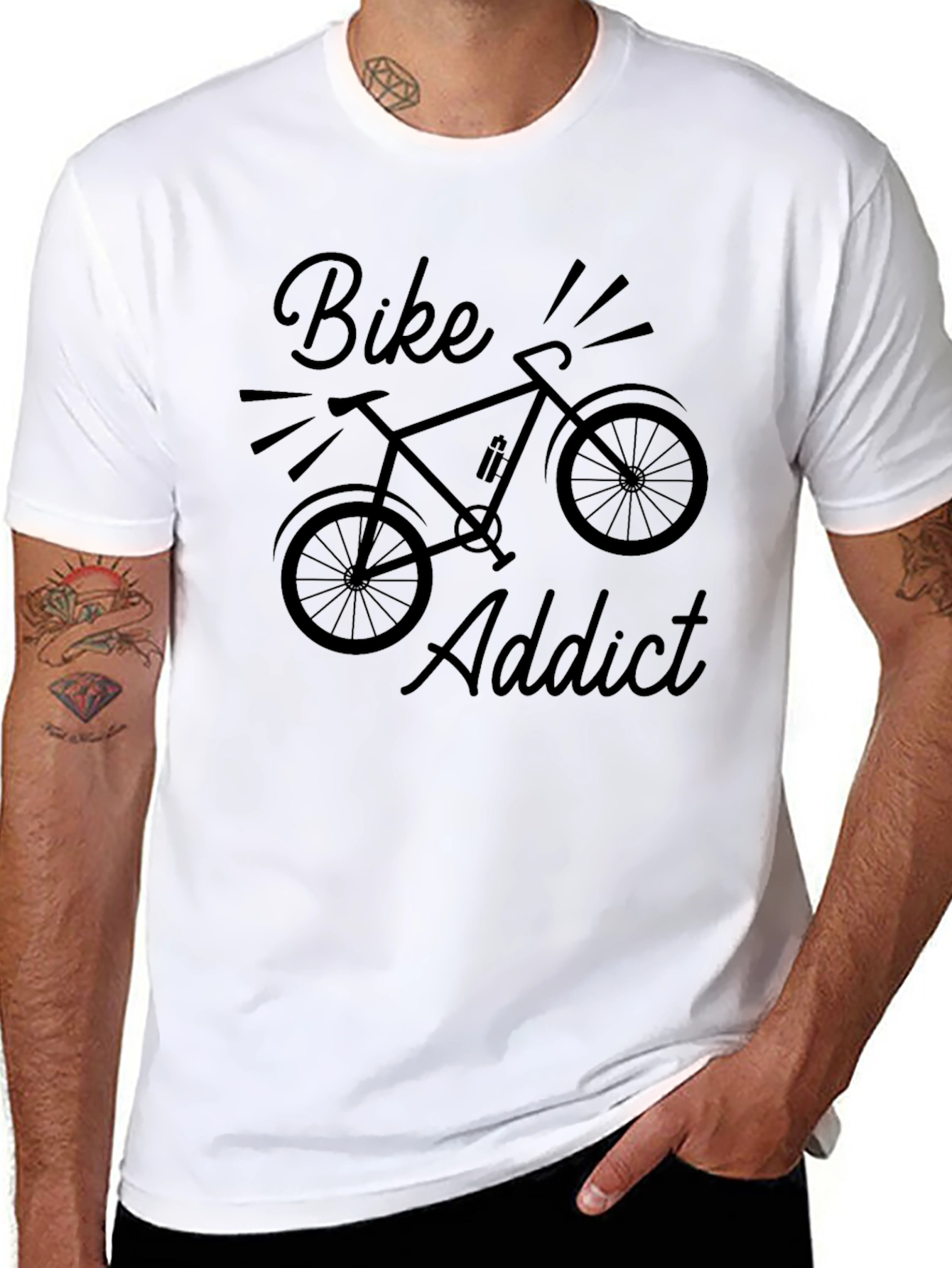 Bike Addict T-Shirt - Cycling Lover Apparel