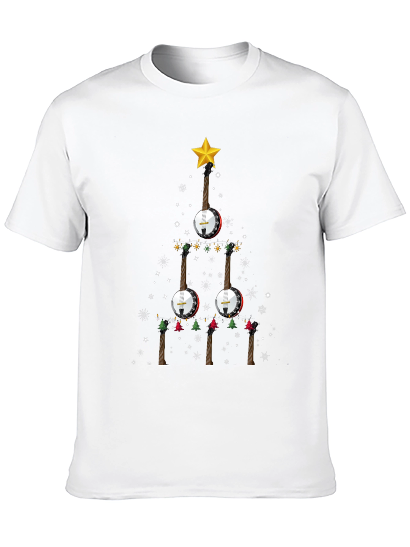Banjo Christmas Tree Graphic Tee