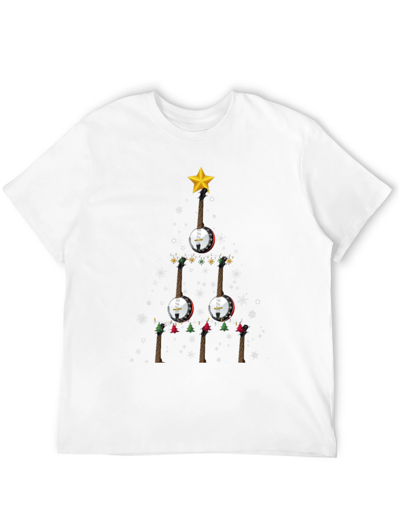 Banjo Christmas Tree Graphic Tee