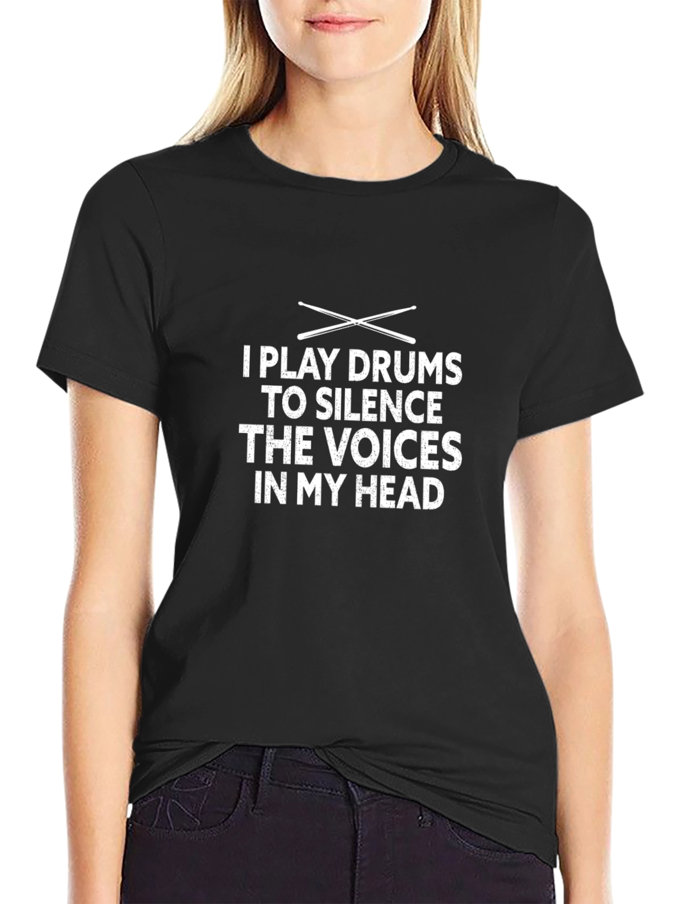 Drummer T-Shirt - Silence the Voices Tee