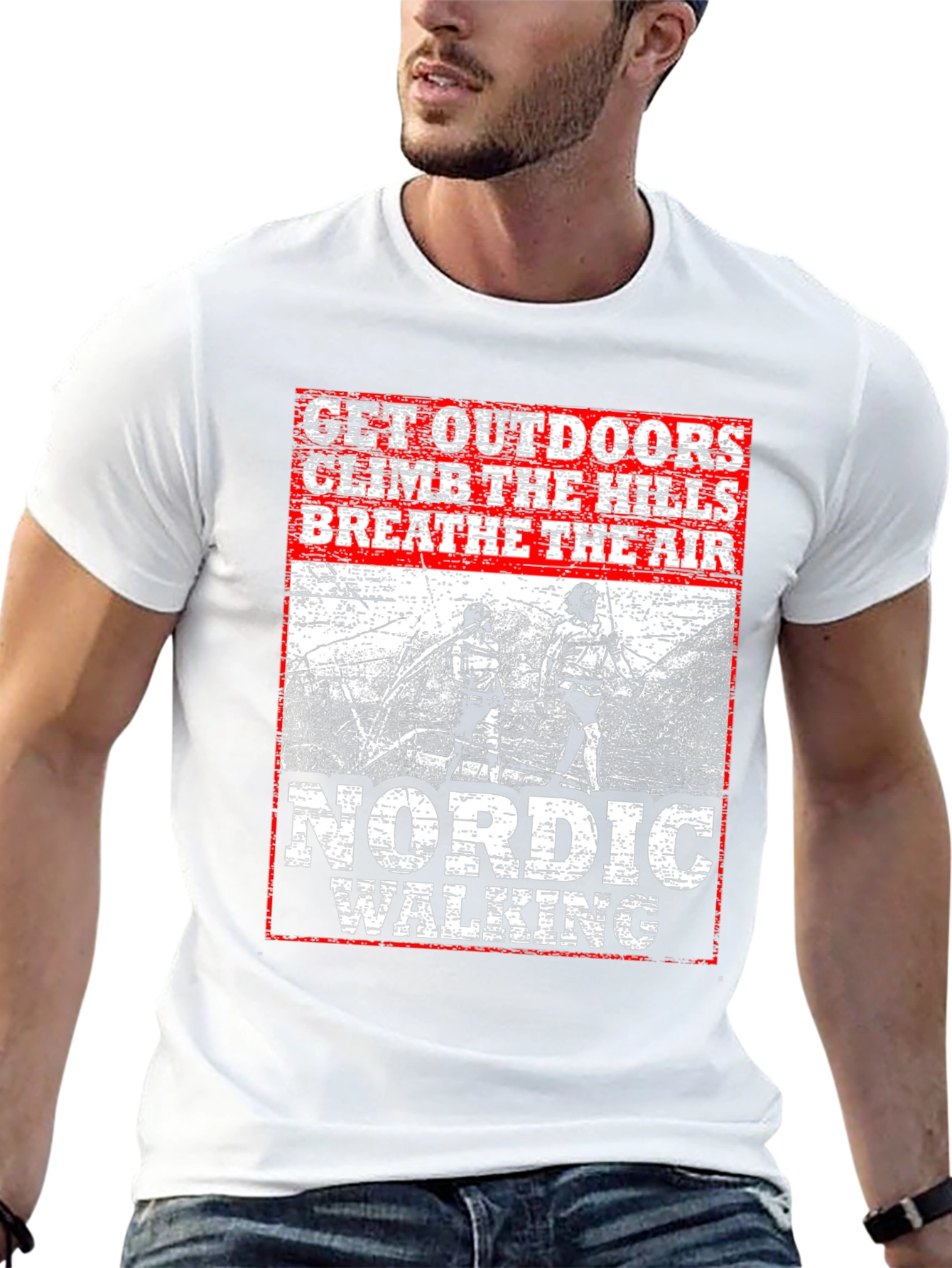 Nordic Walking Outdoor Adventure T-Shirt
