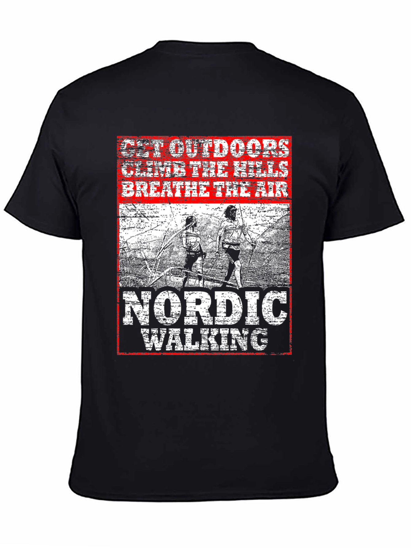 Nordic Walking Outdoor Adventure T-Shirt