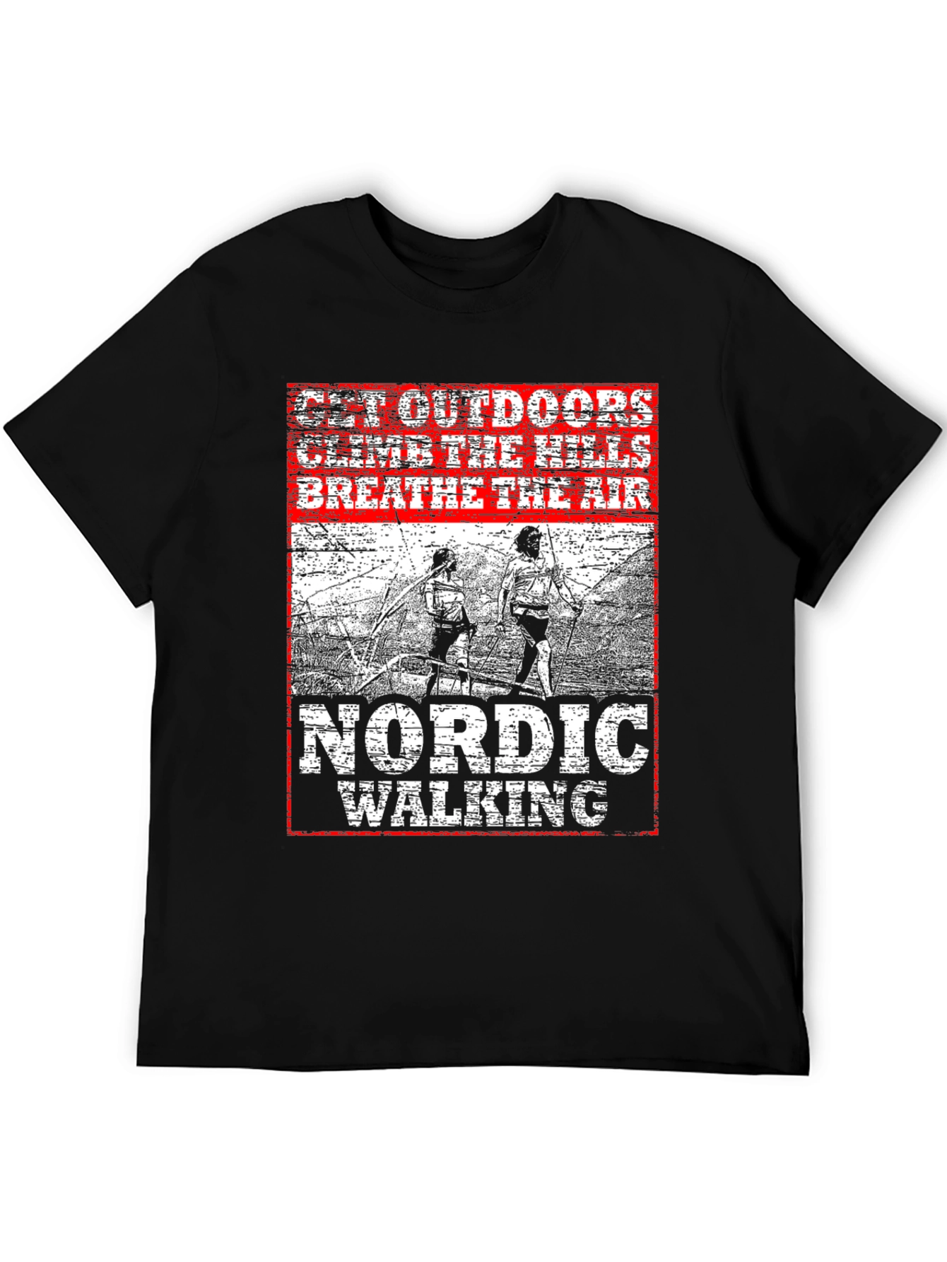 Nordic Walking Outdoor Adventure T-Shirt