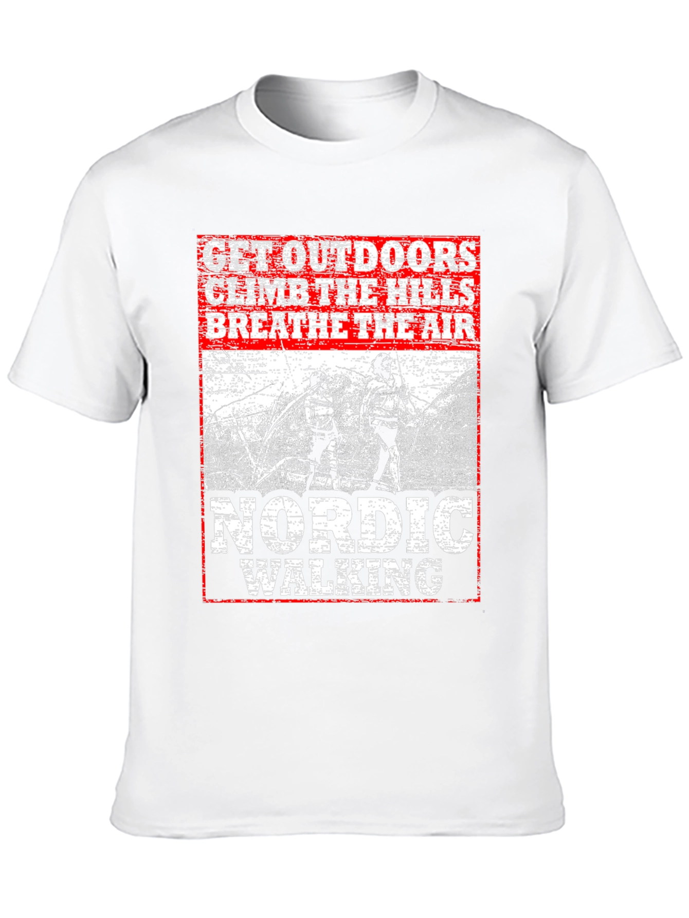 Nordic Walking Outdoor Adventure T-Shirt