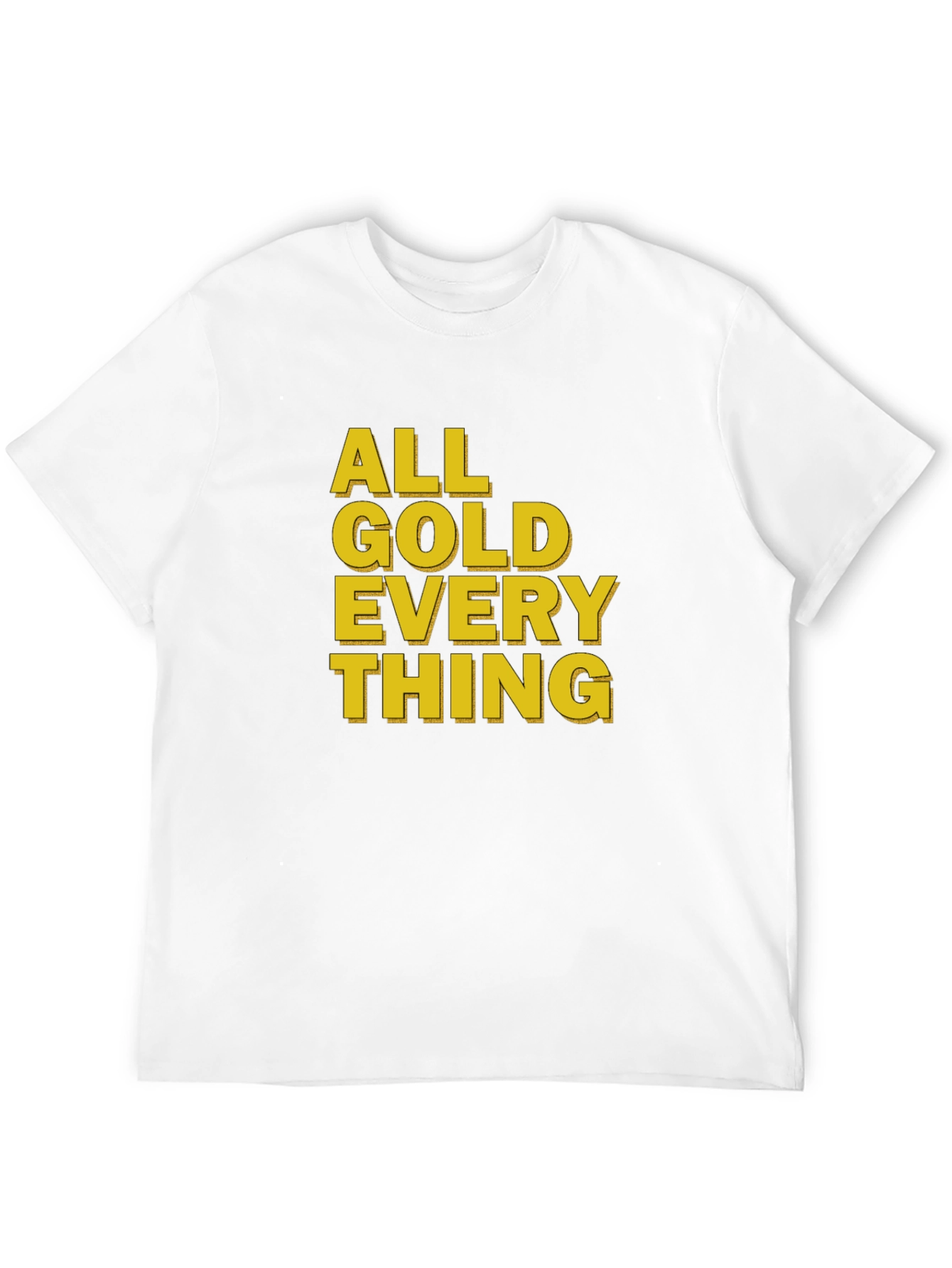 All Gold Everything Black T-Shirt