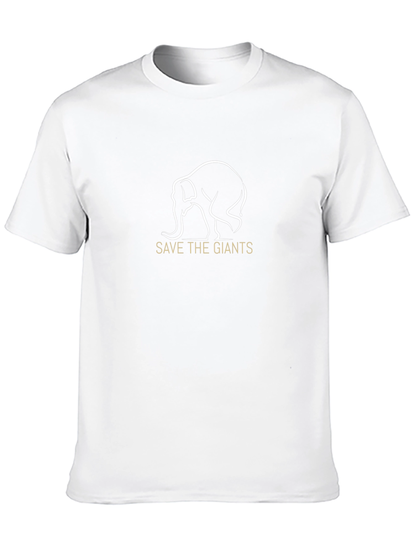 Save the Giants Elephant T-Shirt - Black