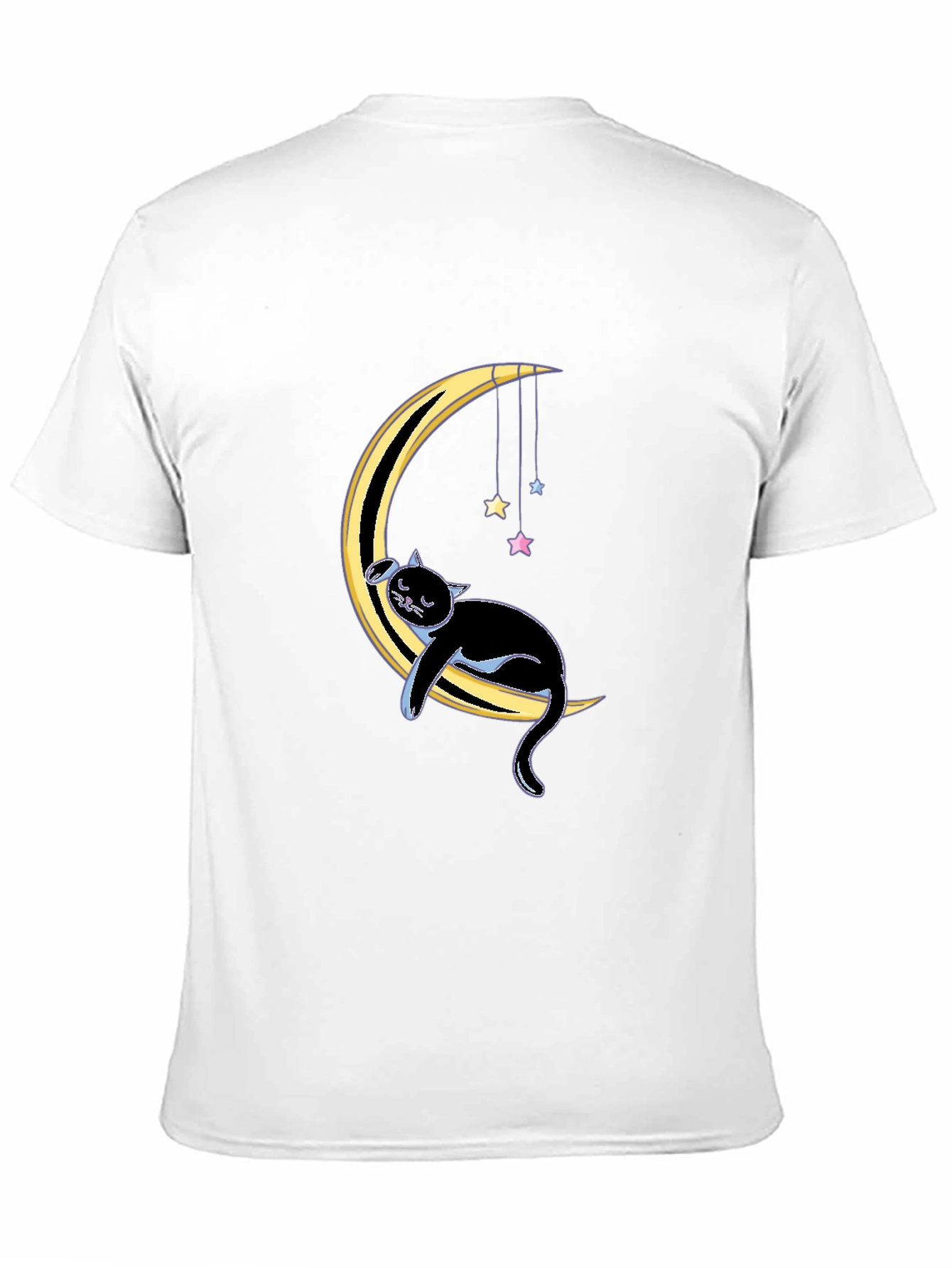 Cat on Moon Graphic Tee