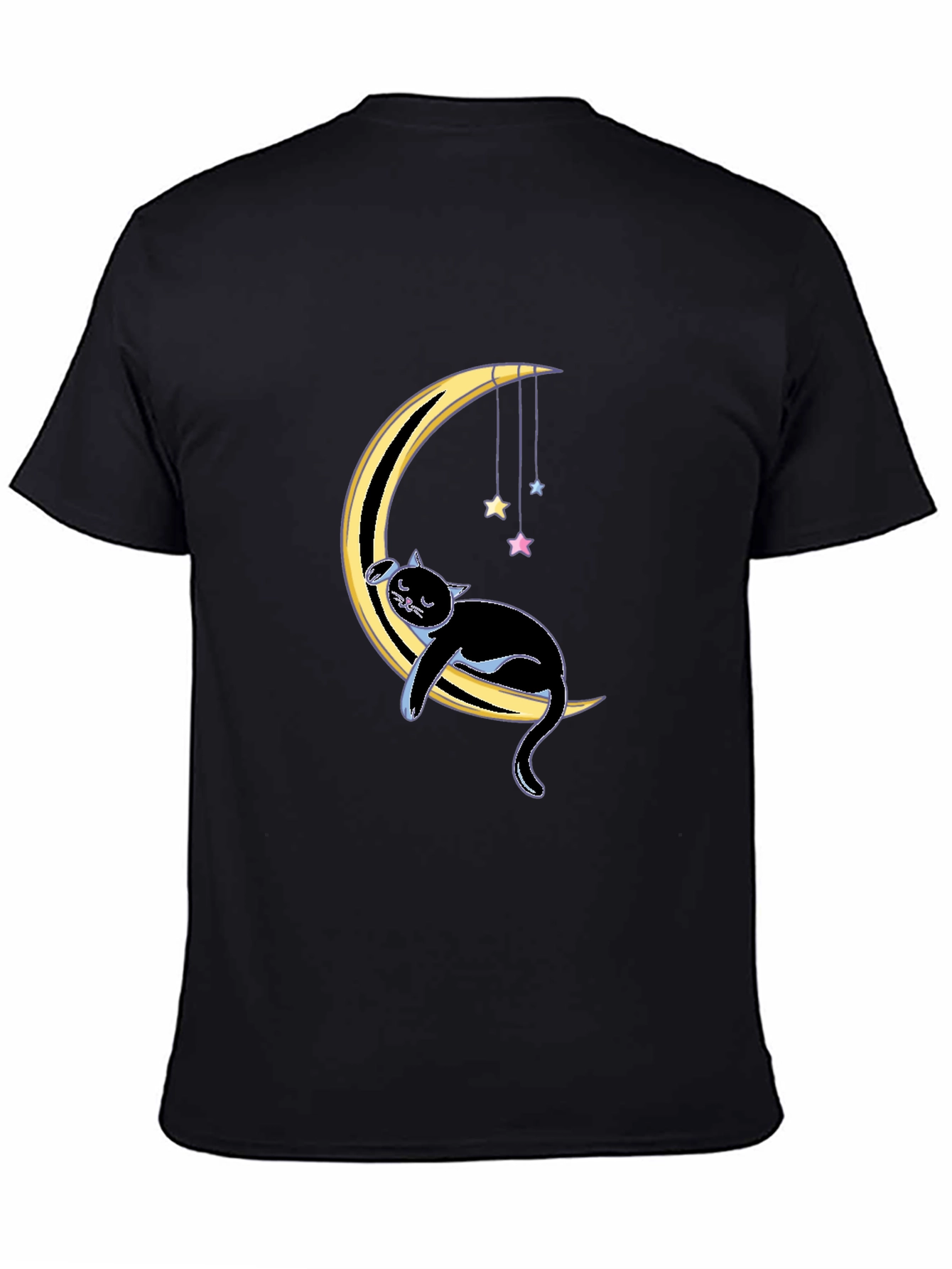 Cat on Moon Graphic Tee