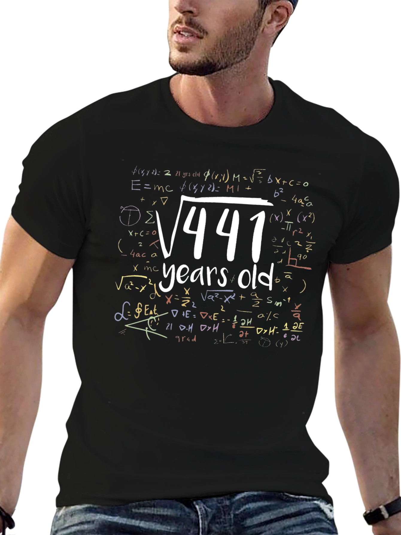 Math 21 Years Old T-Shirt Birthday Gift Idea