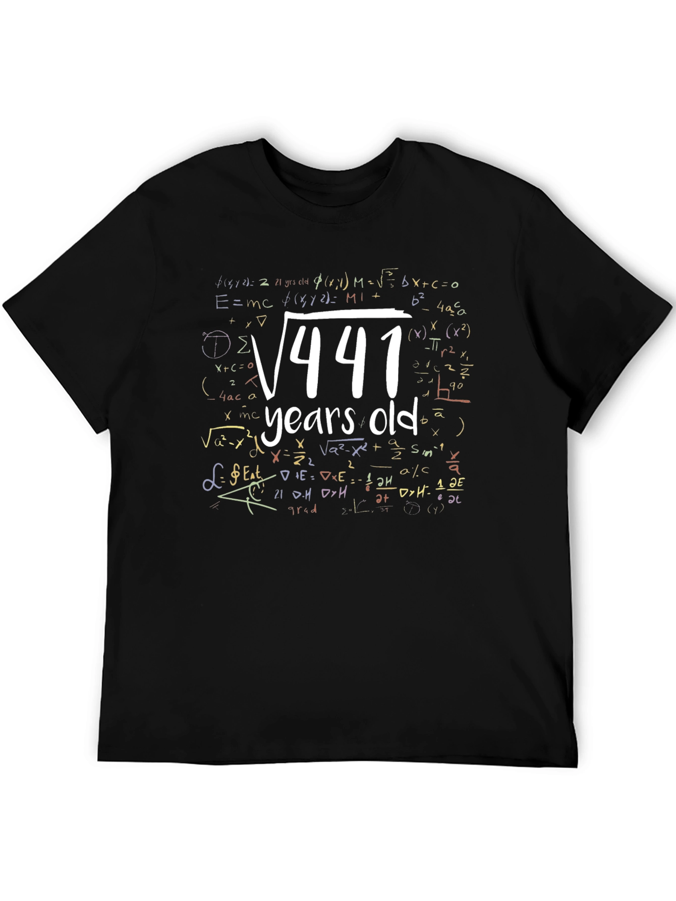 Math 21 Years Old T-Shirt Birthday Gift Idea