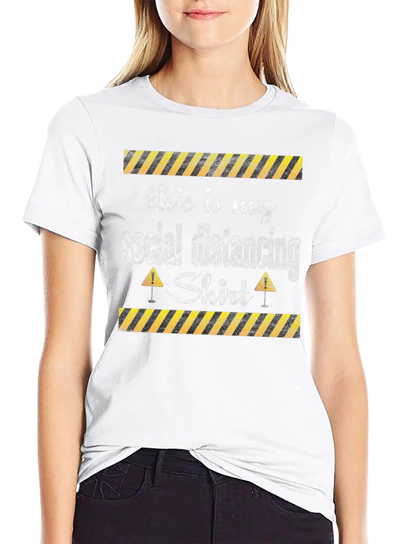 Social Distancing Shirt - Funny Novelty Tee