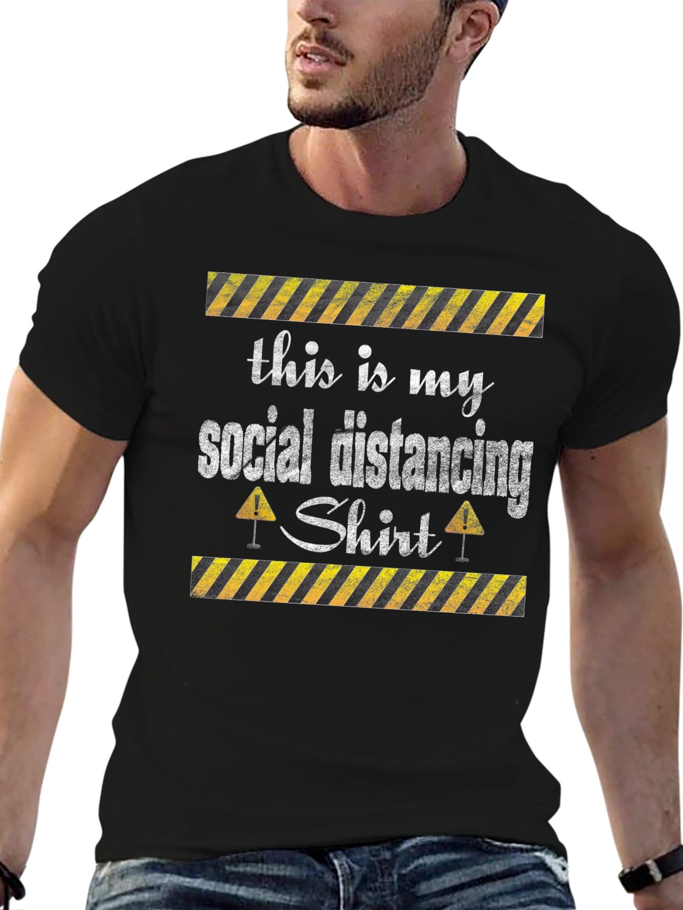 Social Distancing Shirt - Funny Novelty Tee