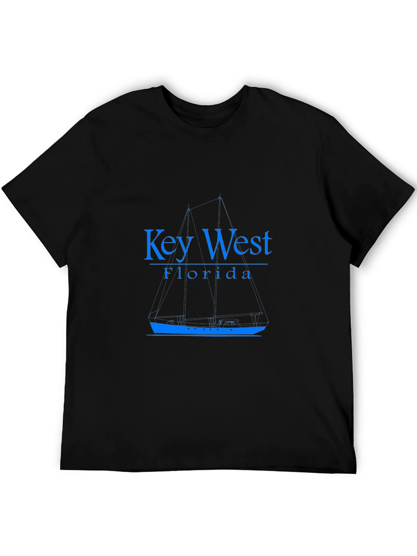 Key West Florida T-Shirt - Sailboat Design