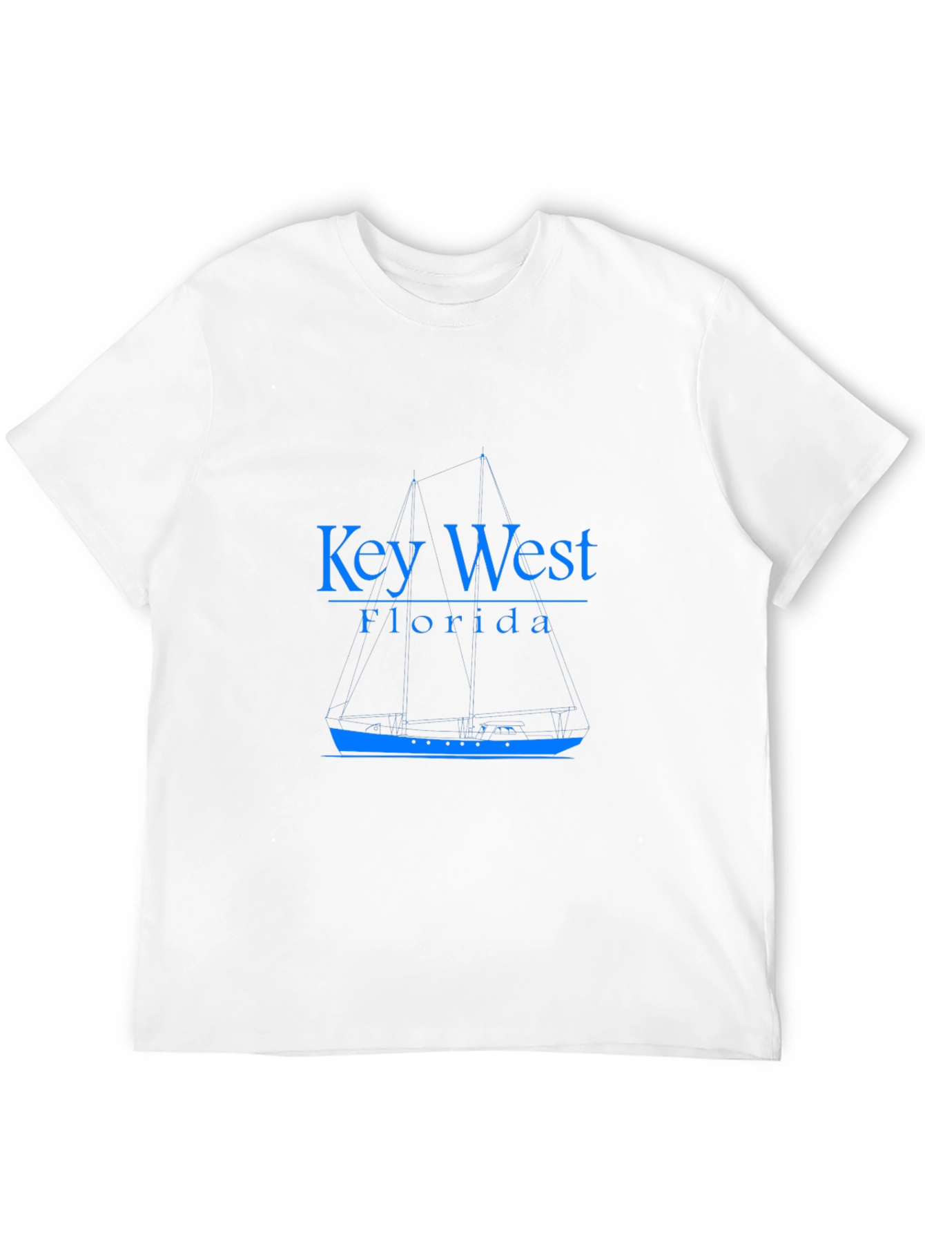Key West Florida T-Shirt - Sailboat Design