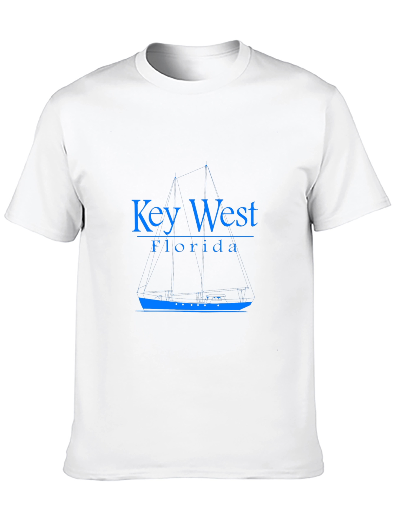 Key West Florida T-Shirt - Sailboat Design