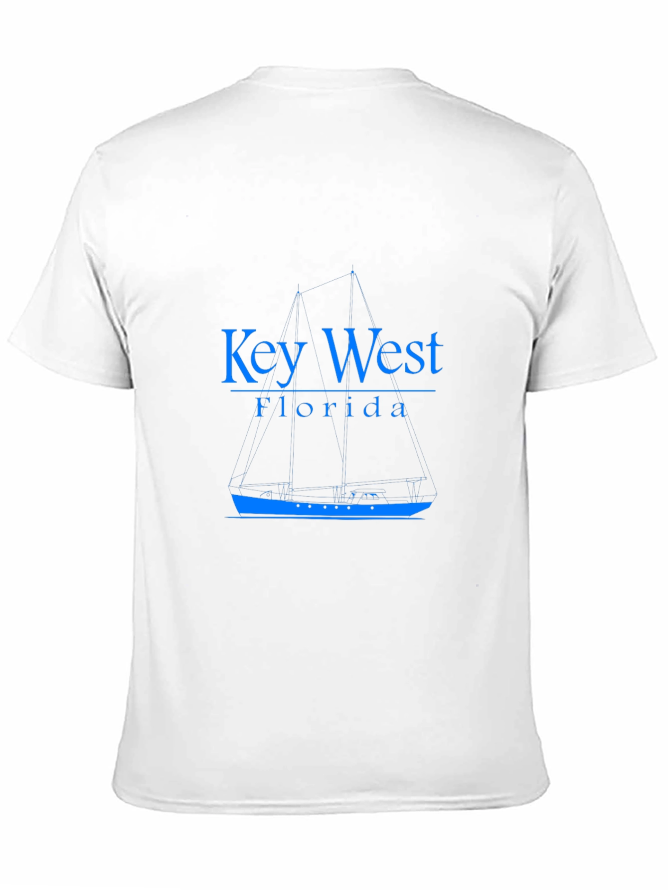 Key West Florida T-Shirt - Sailboat Design