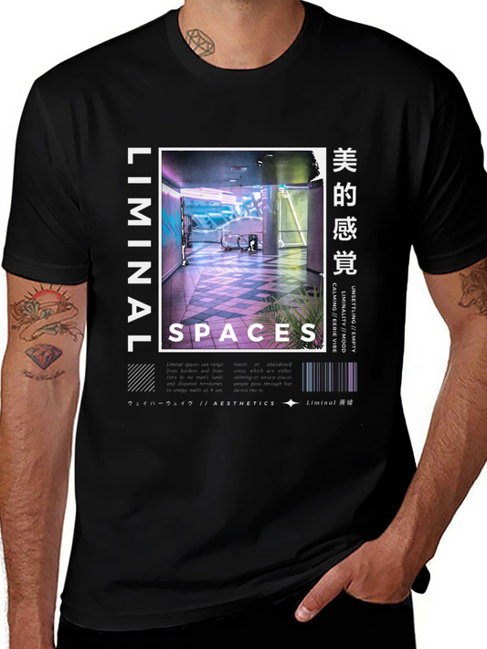 Liminal Spaces Graphic Tee - Aesthetic Design